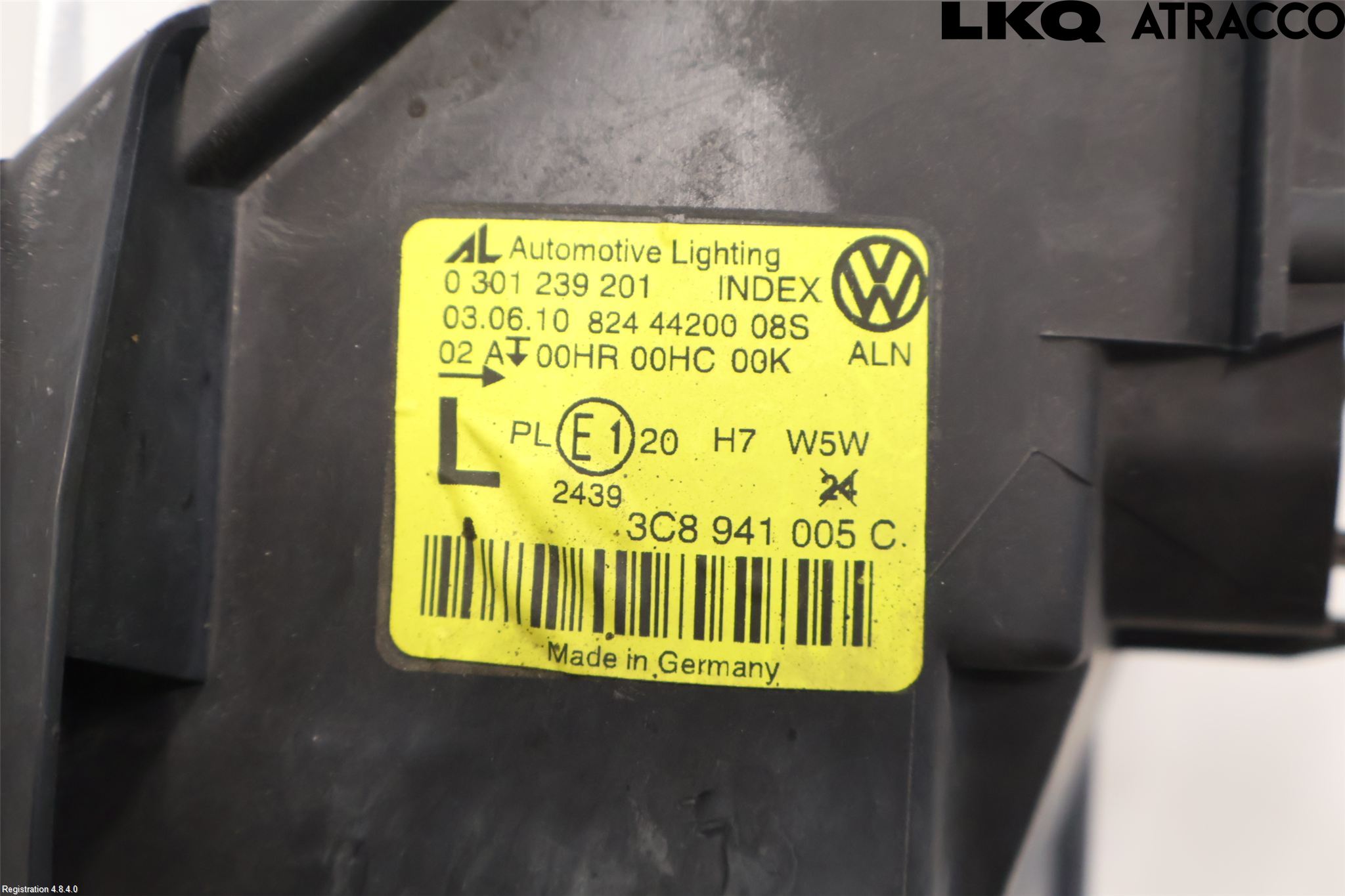 Volkswagen VW PASSAT CC 08-16 Frontlykt Venstre