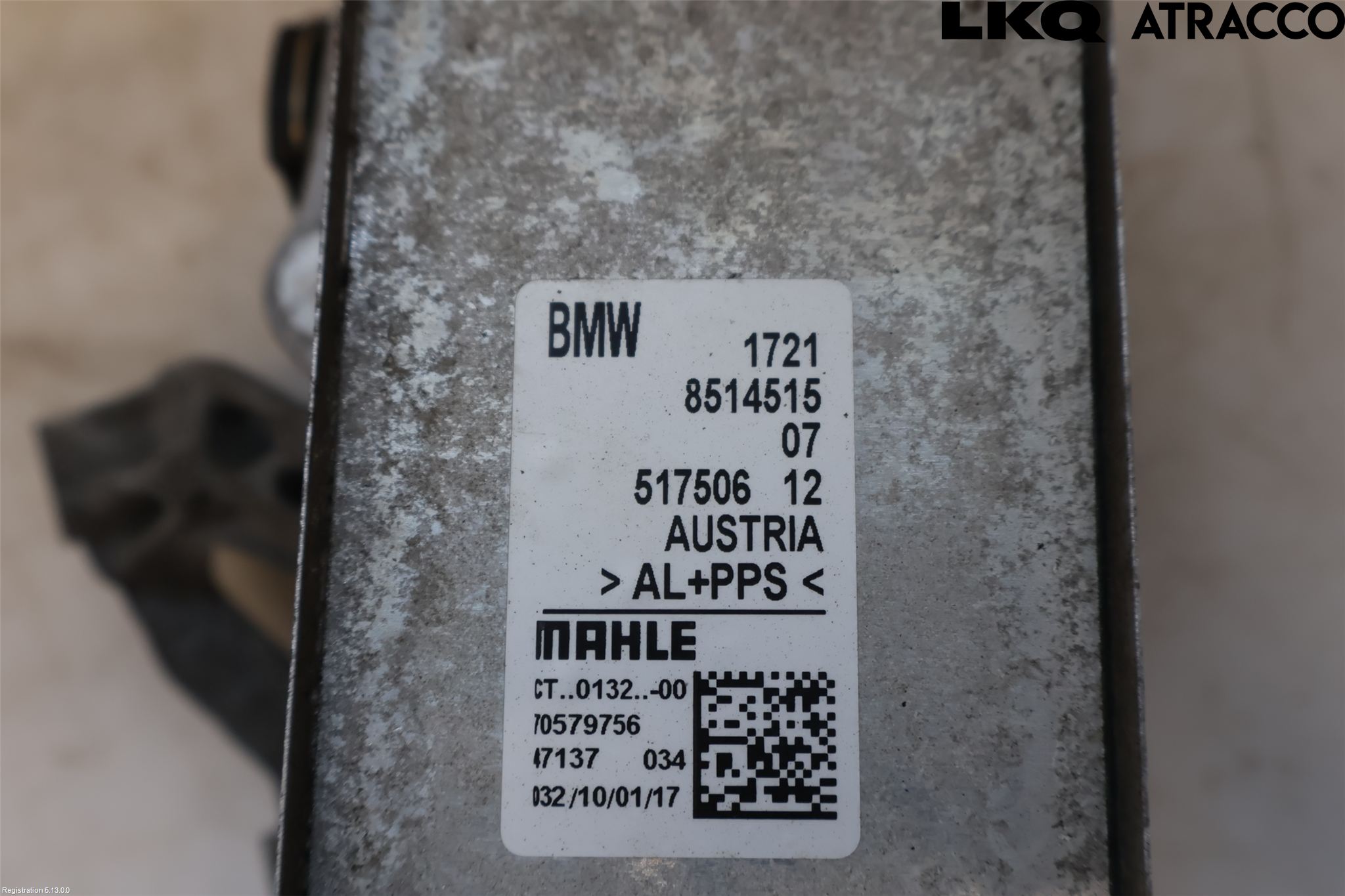 BMW 5 F10/F11/F18 09-17 Radiator Oljekjøler Automatgea