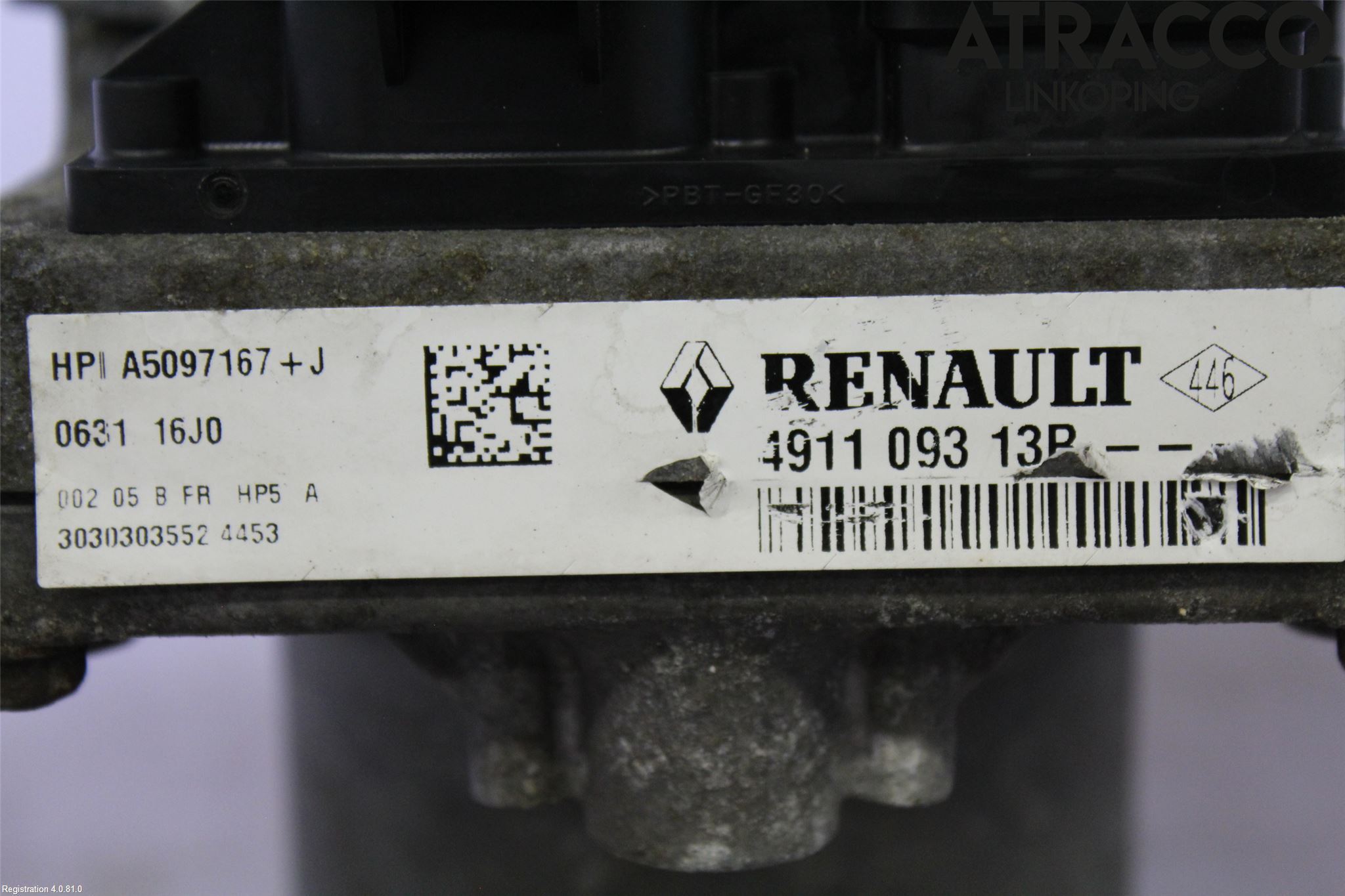 Renault LAGUNA III 08-10 Servostyring Eletrisk Pumpe