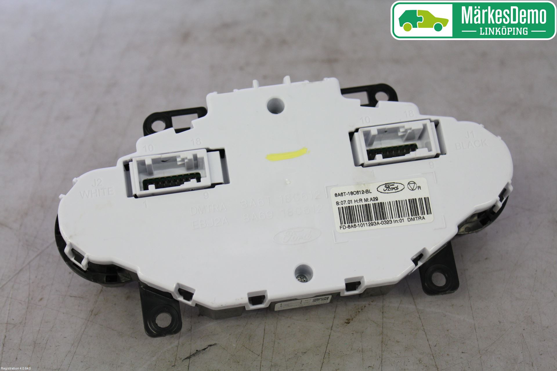 Ford FIESTA 09-12 Varme Ac Betjening-Display