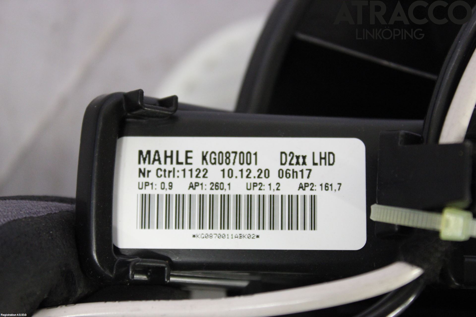Opel ASTRA K 16-22 Varmeapparat Viftemotor