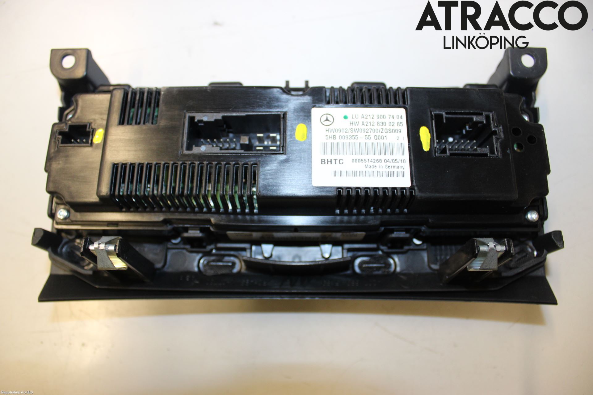 Mercedes-Benz MB E-KLASS (W212) 09-16 Varme Ac Betjening-Display