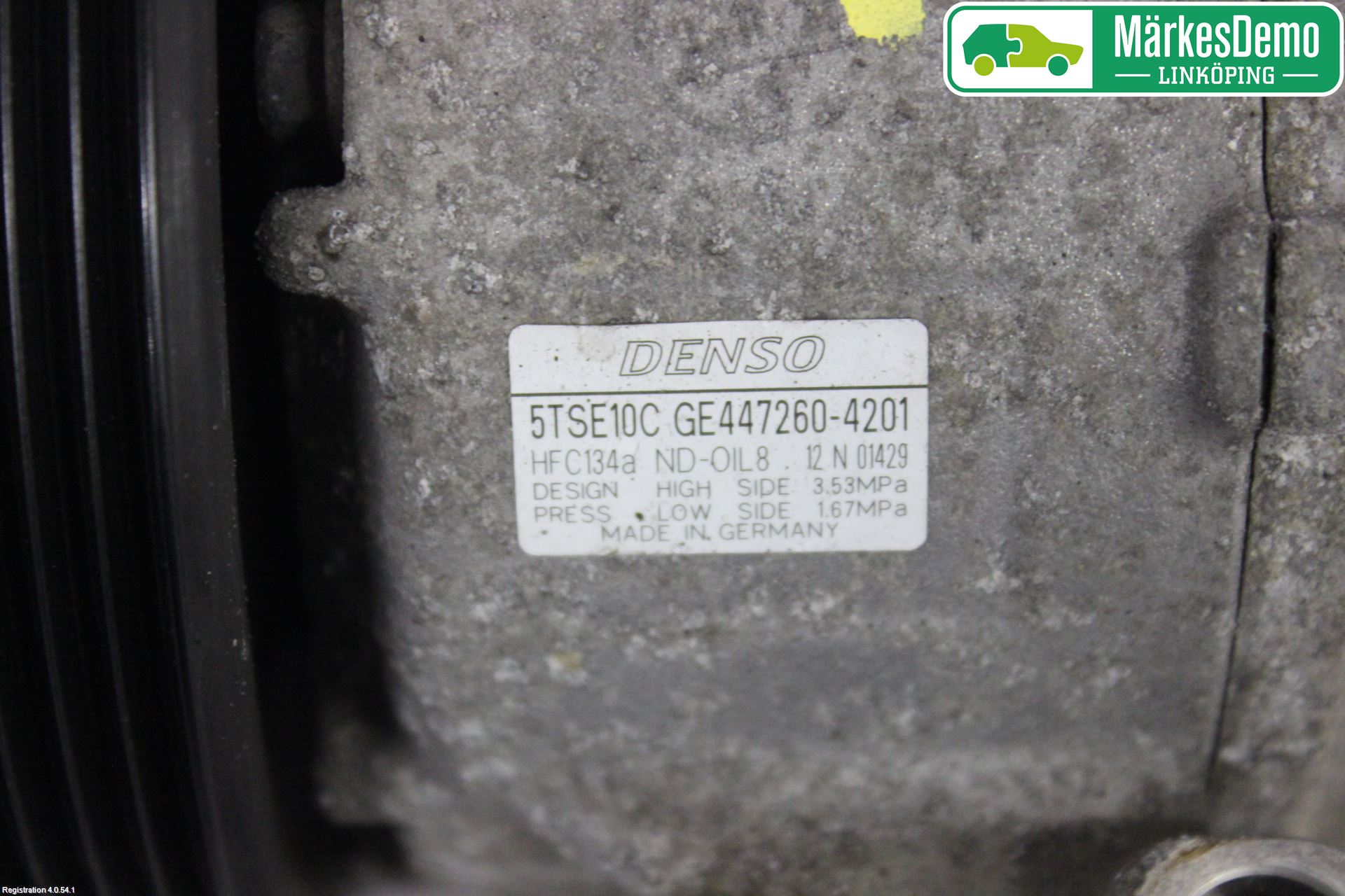 Toyota YARIS XP130 12-14 Varme Ac Kompressor