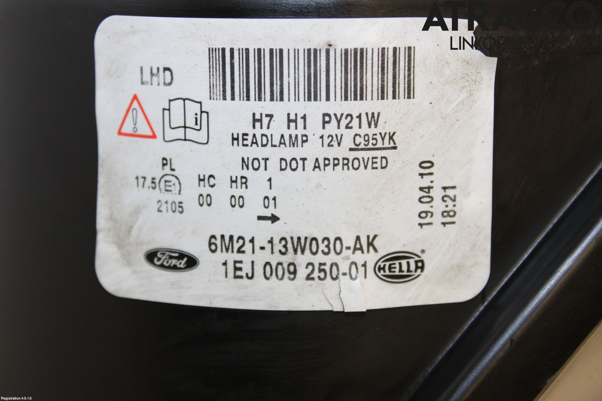 Ford GALAXY 06-15 Frontlykt Venstre