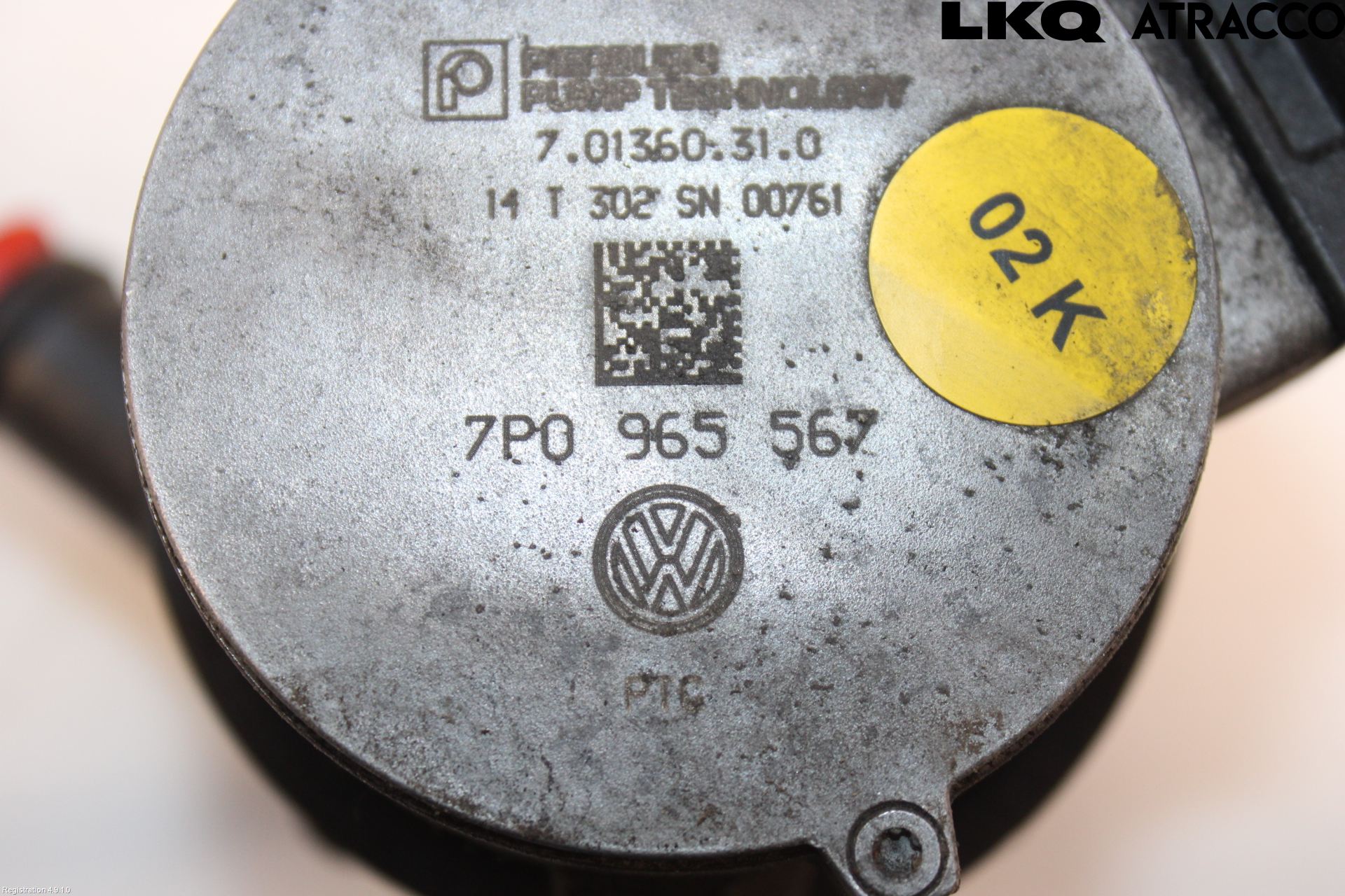 Volkswagen VW PASSAT 15-19 Vannpumpe