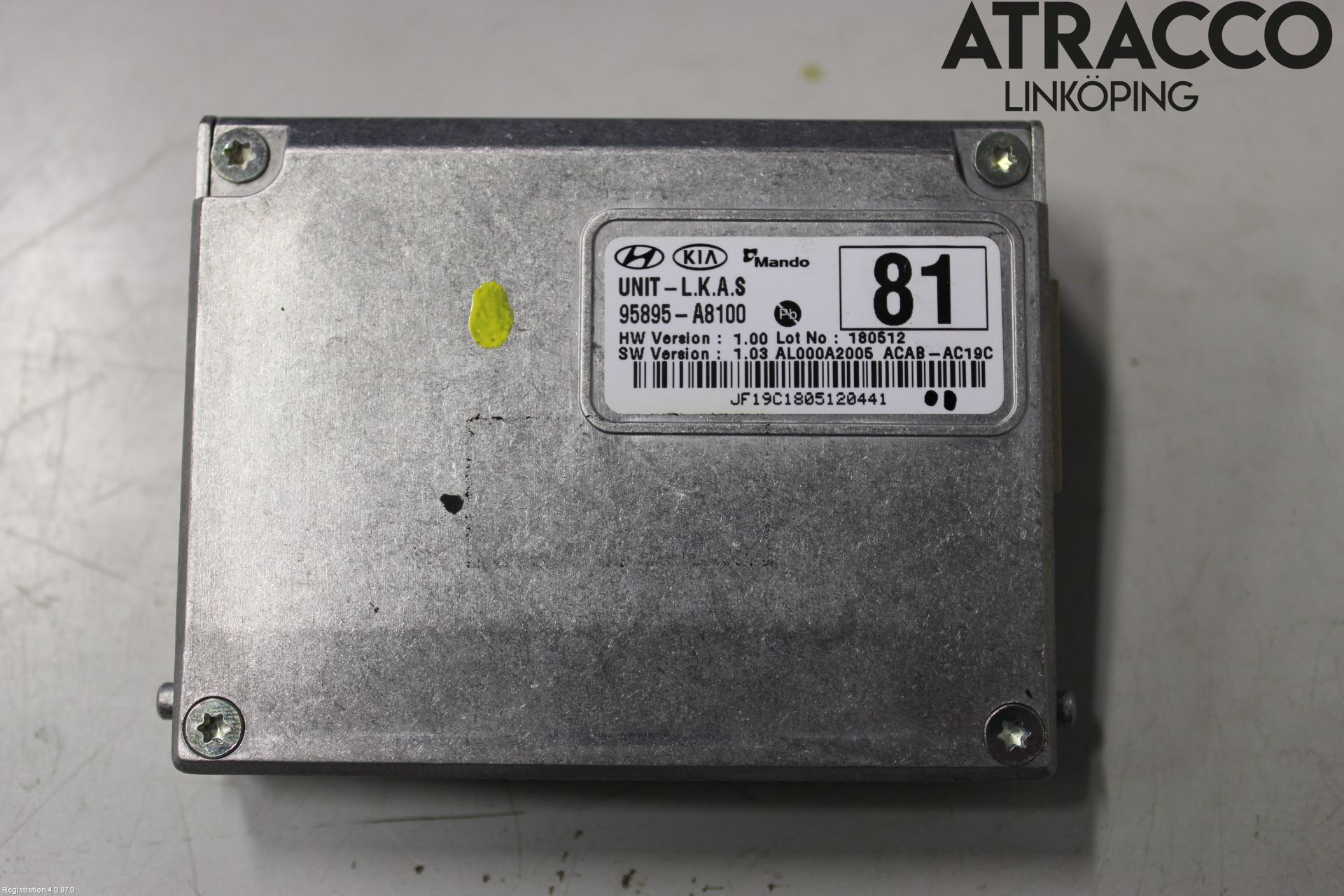 Kia OPTIMA 16-20 Sensor Kollisjonsbeskyttelse