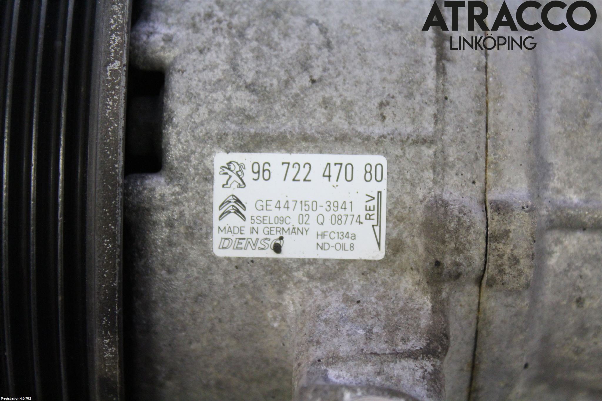 Peugeot 208 12-15 Varme Ac Kompressor