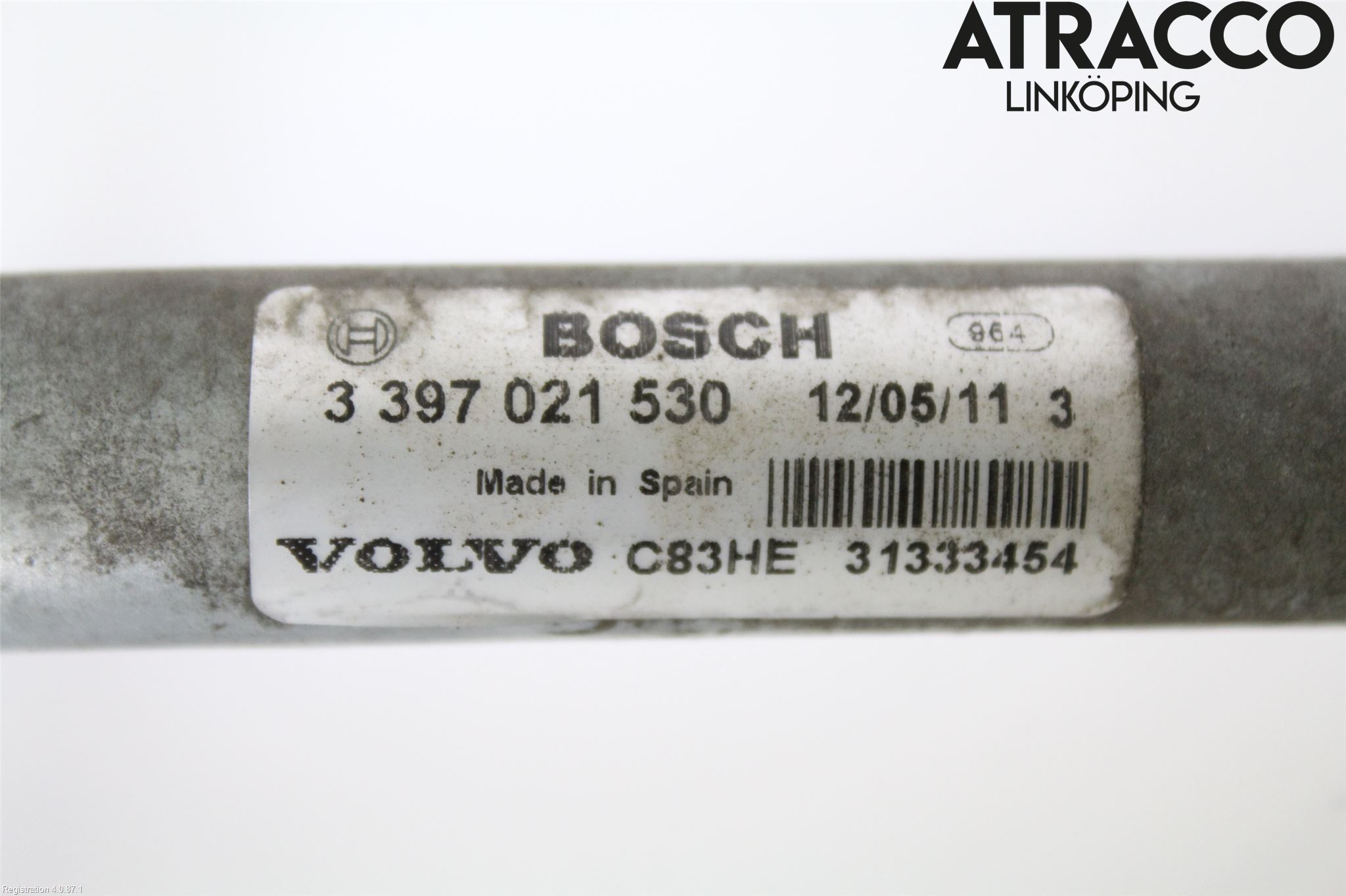 Volvo XC60 09-13 Viskeroverføring Frontrute