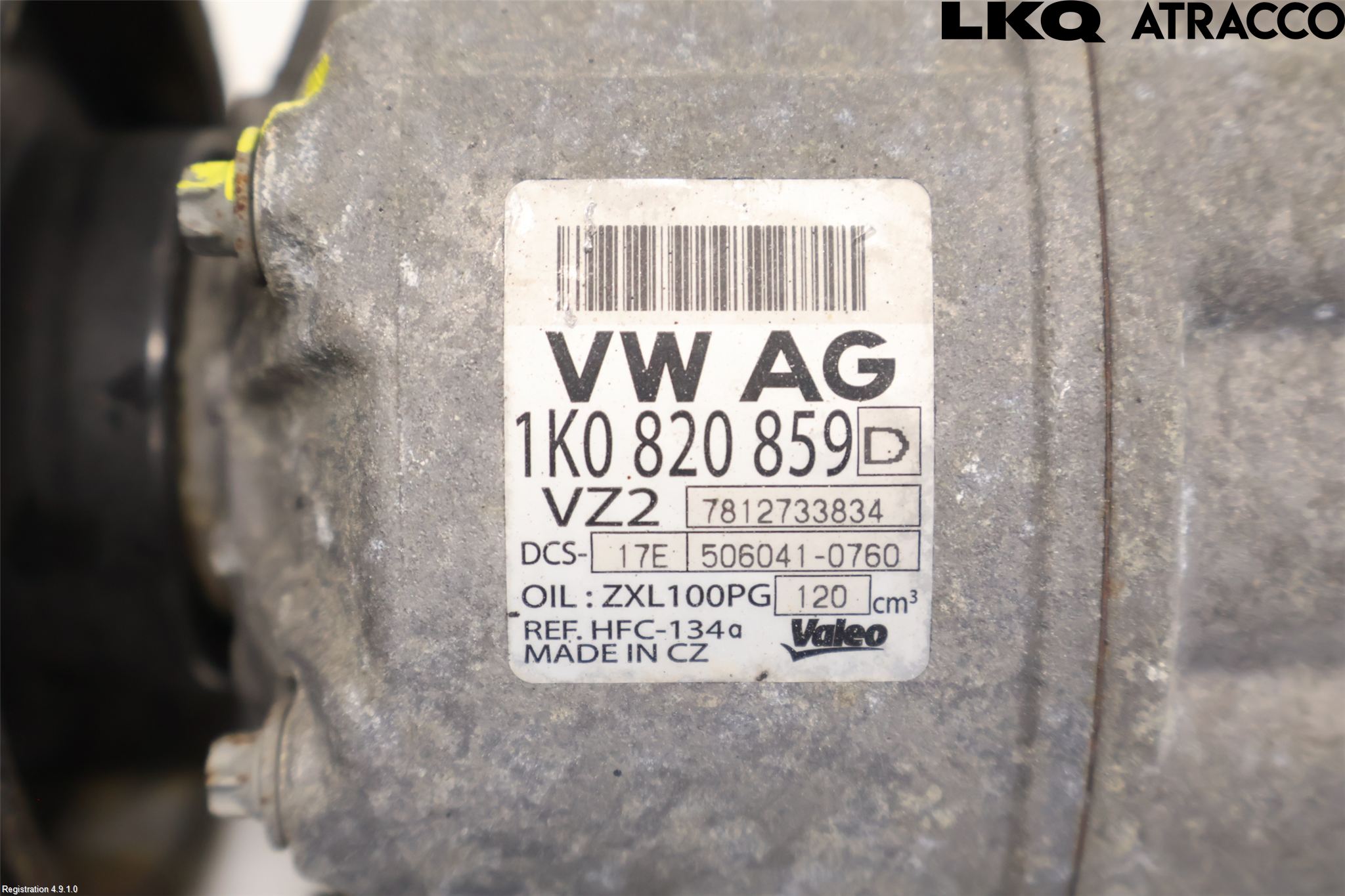 Volkswagen VW EOS  06-10 Varme Ac Kompressor