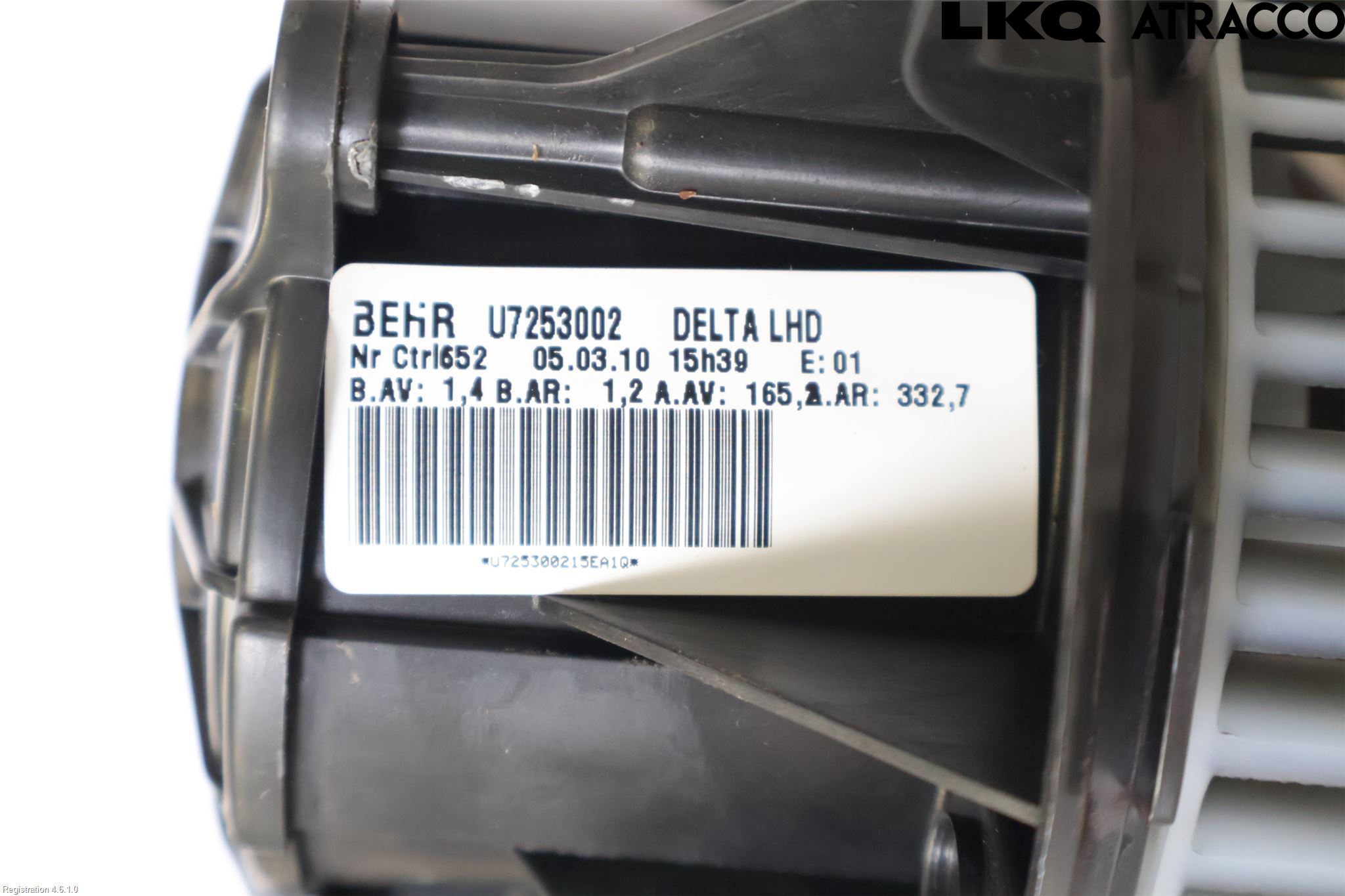 Opel ASTRA J 10-15 Varmeapparat Viftemotor