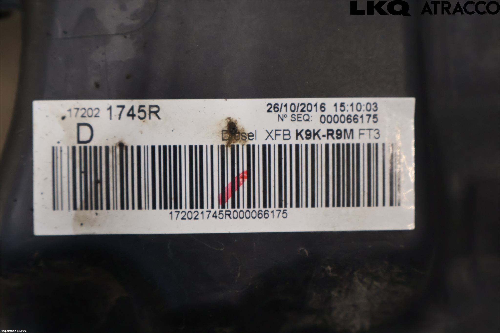 Renault MEGANE IV 16-23 Drivstofftank Diesel