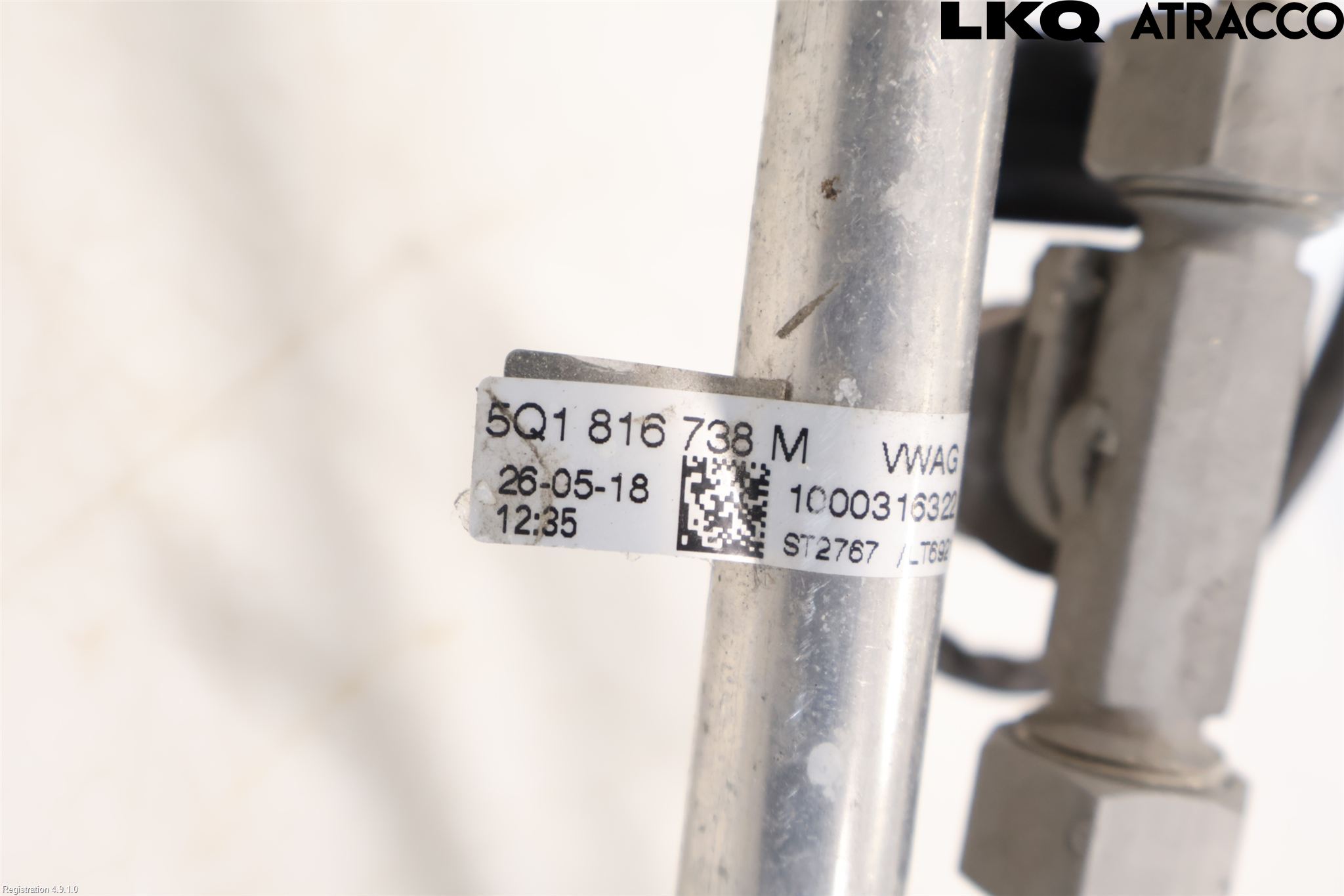 Volkswagen VW PASSAT 15-19 Varme Ac Slange - Rør