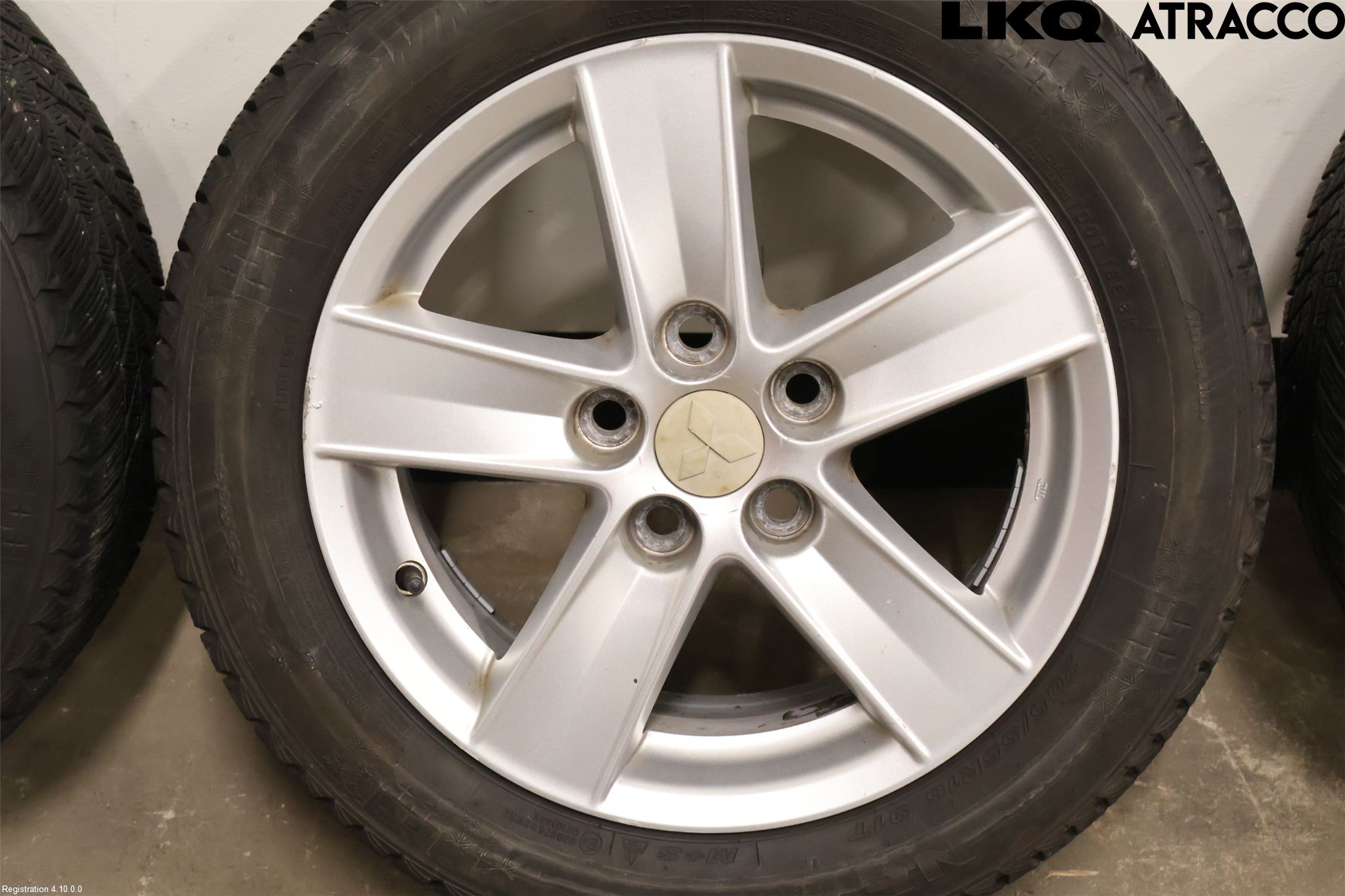 Mitsubishi LANCER 07-14 Dekk Vinter På Alu Felg 4Stk