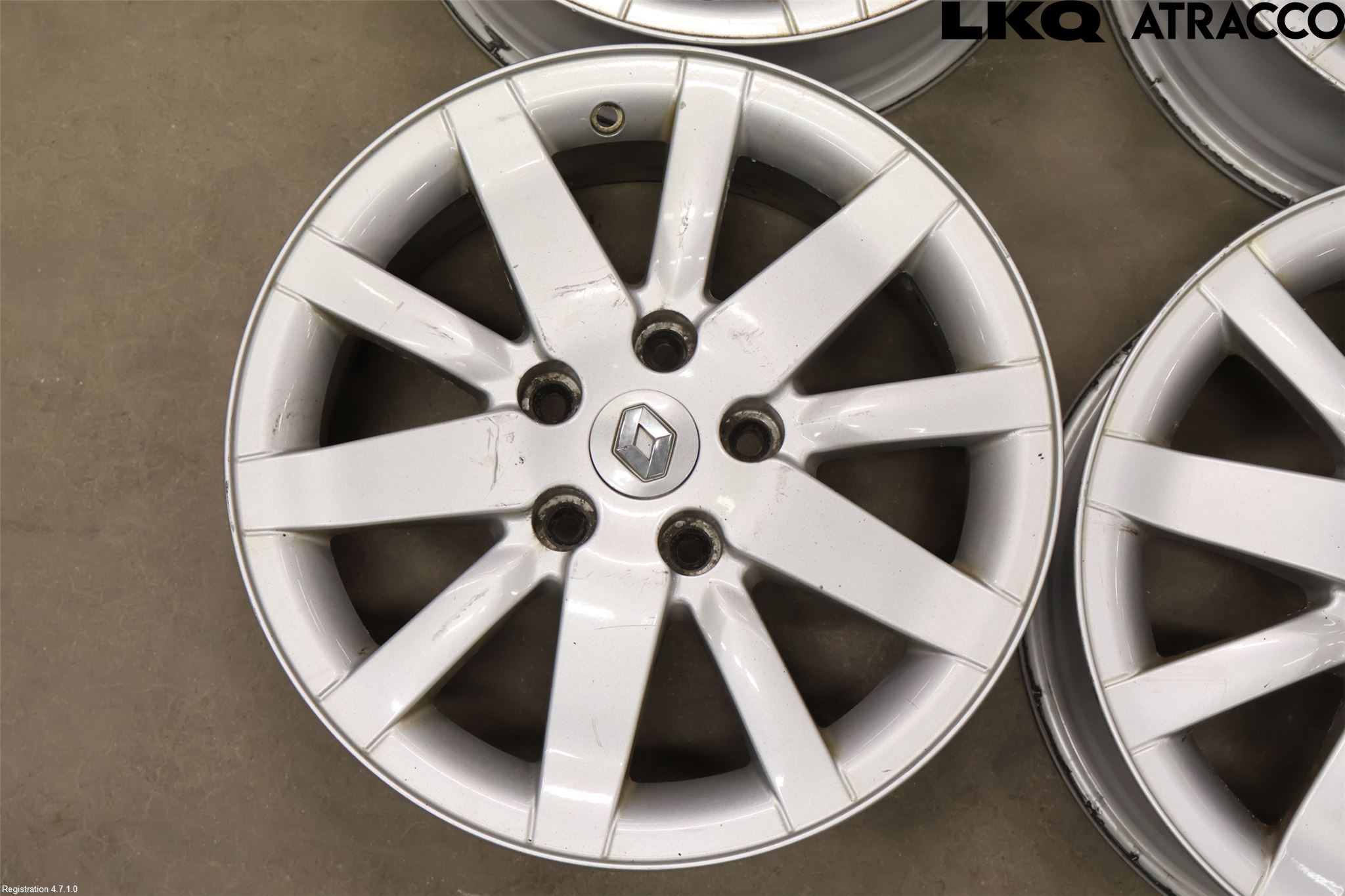 Renault MEGANE III 09-15 Felg Aluminium Sett 4Stk