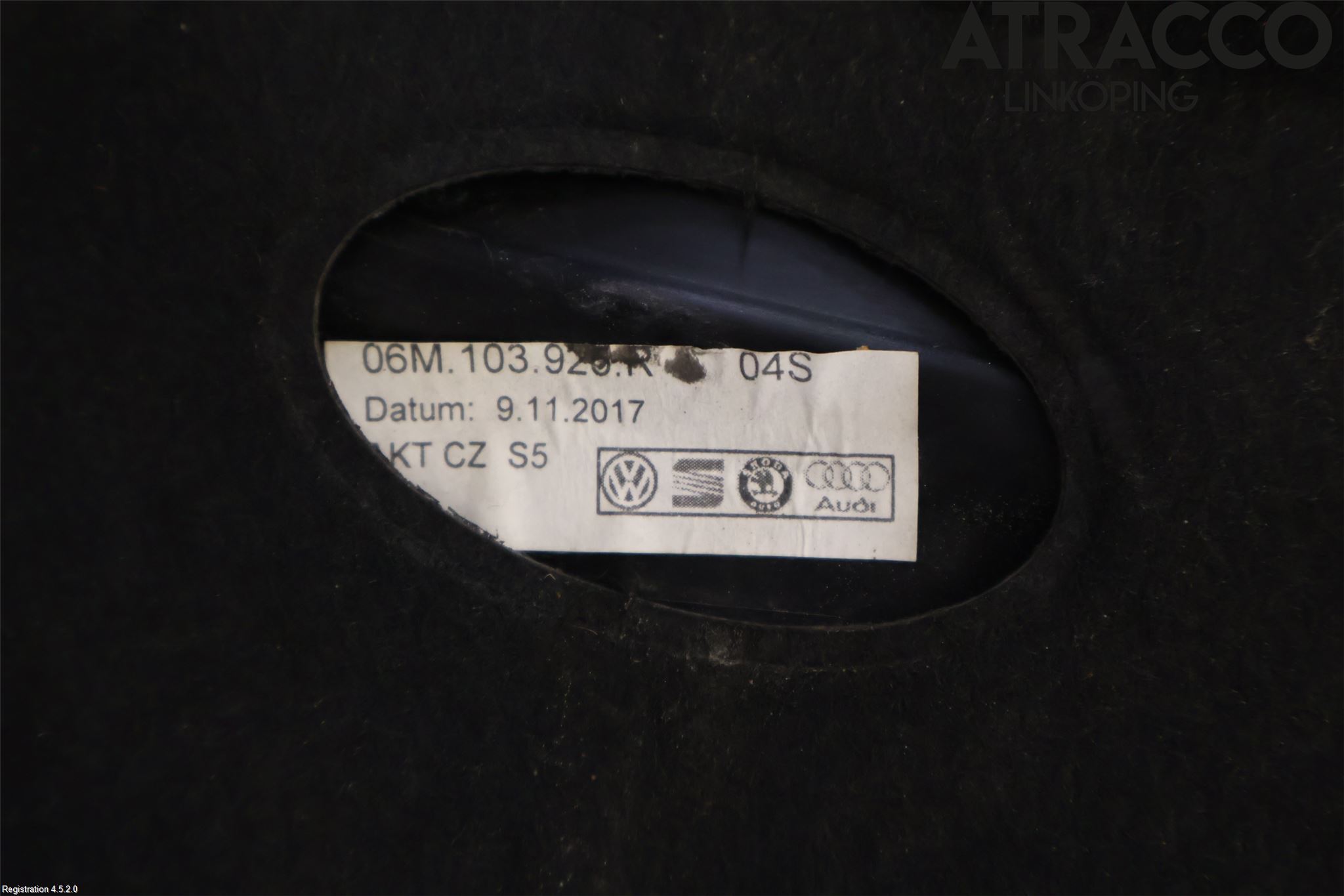 Audi A4/S4 B9 16-19 Motor Deksel Over Motor