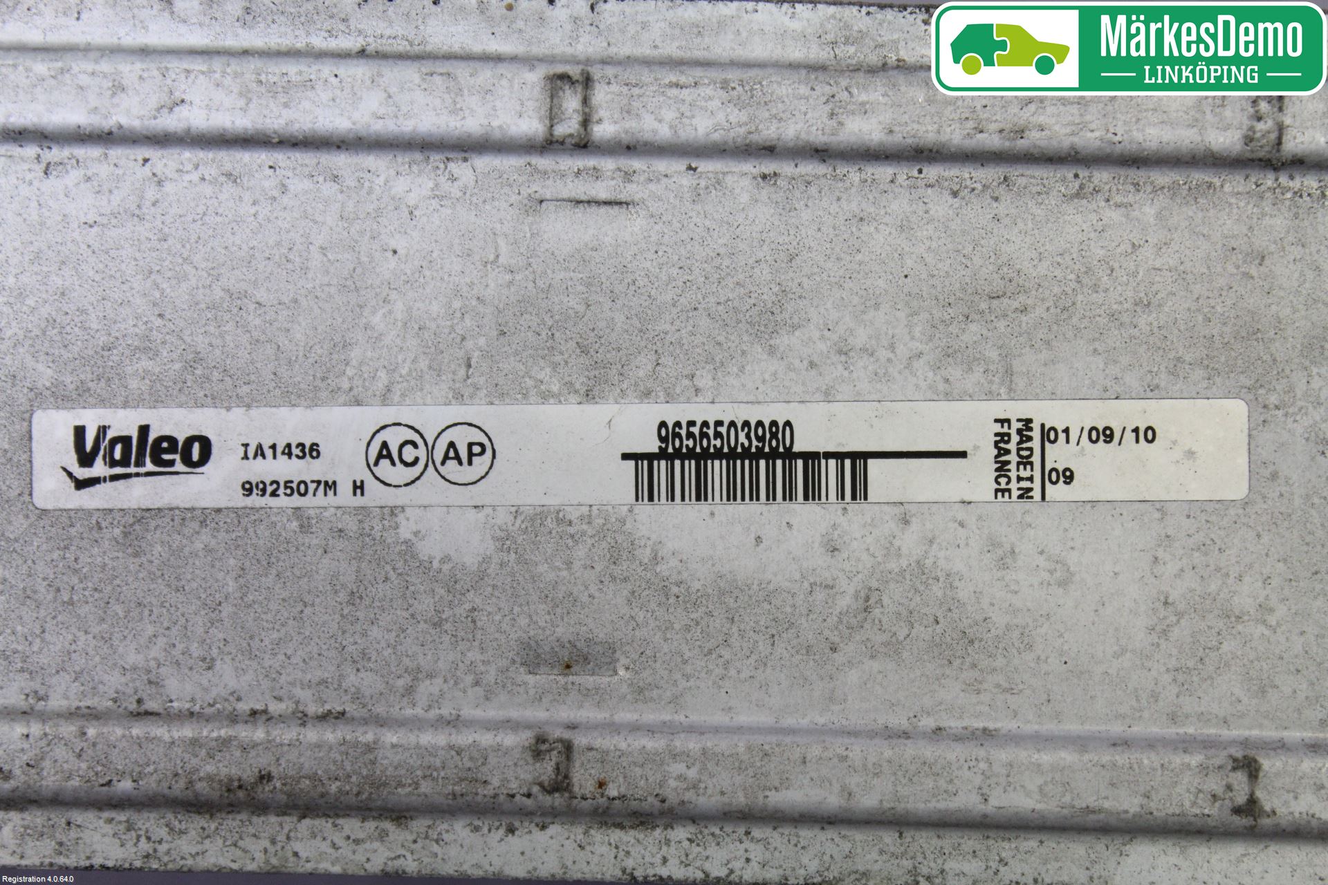 Peugeot 308 08-13 Intercooler Radiator
