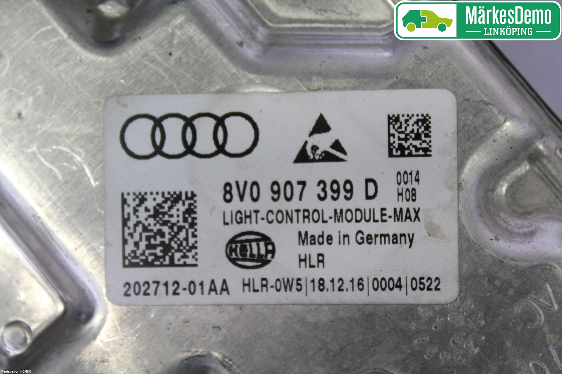 Volkswagen VW GOLF / E-GOLF VII 13-20 Styreenhet Xenon