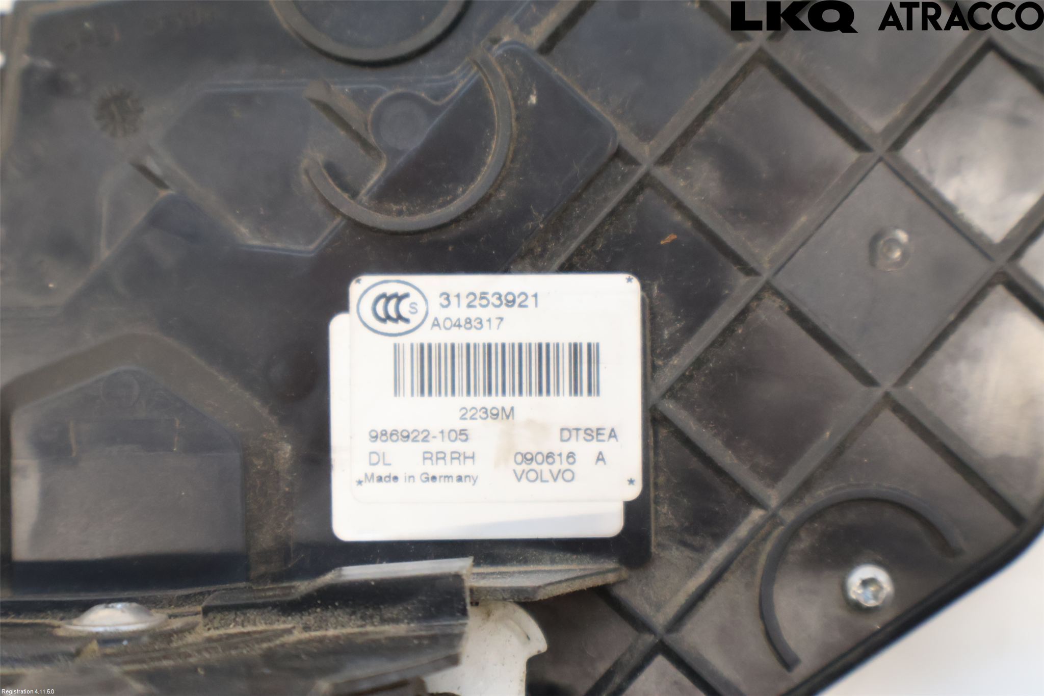 Volvo V70 08-13 Dørlås - Låsekasse