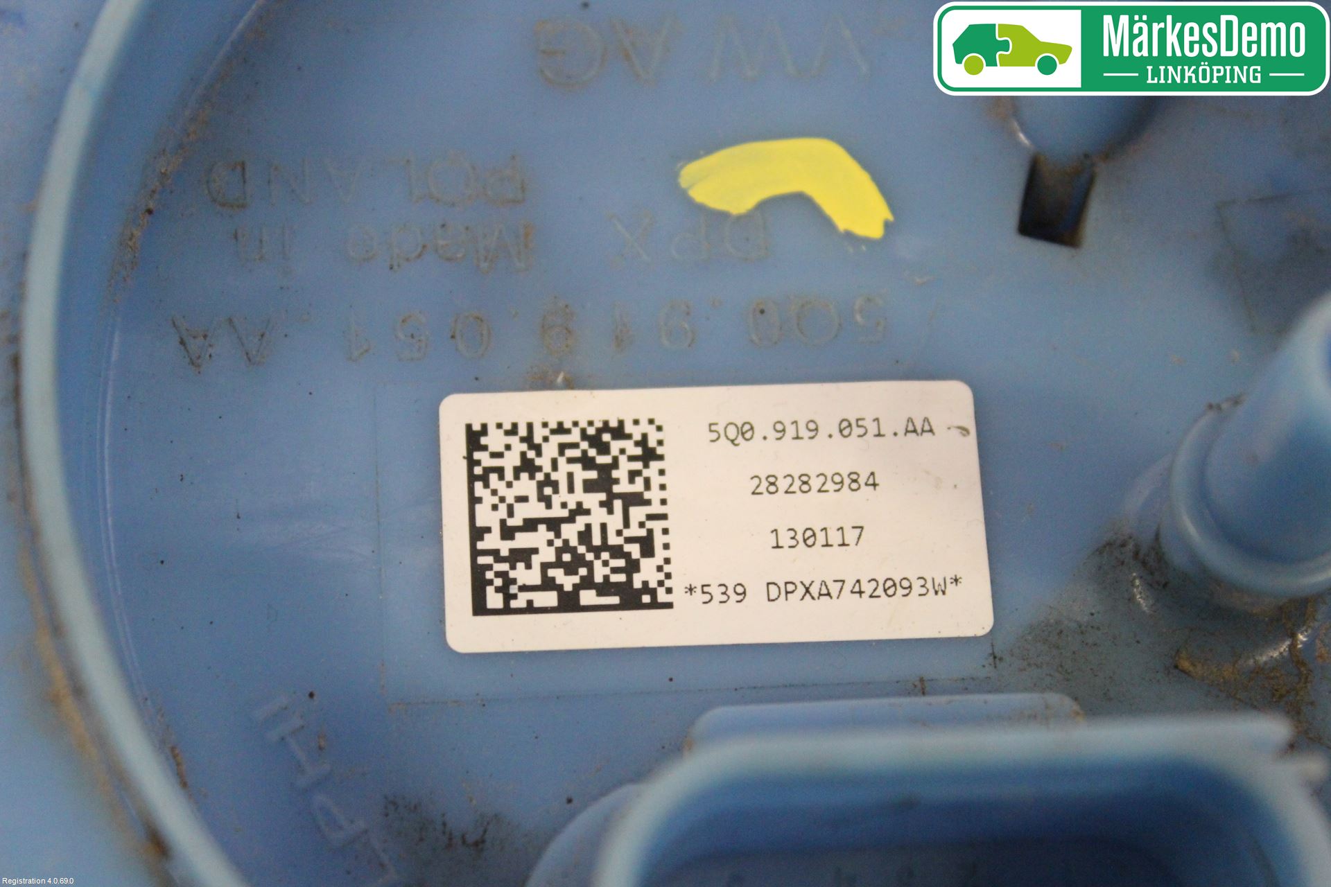 Volkswagen VW GOLF / E-GOLF VII 13-20 Drivstoffpumpe Fødepumpe El