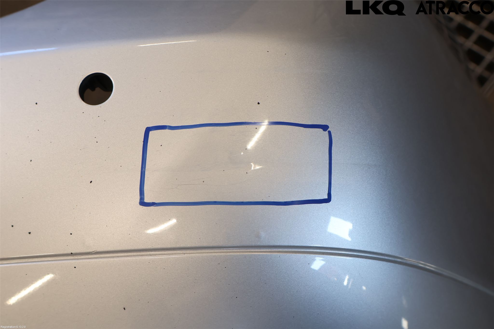 BMW 5 E60/61 Sed/Tou 02-10 Støtfanger Bak Overtrekk