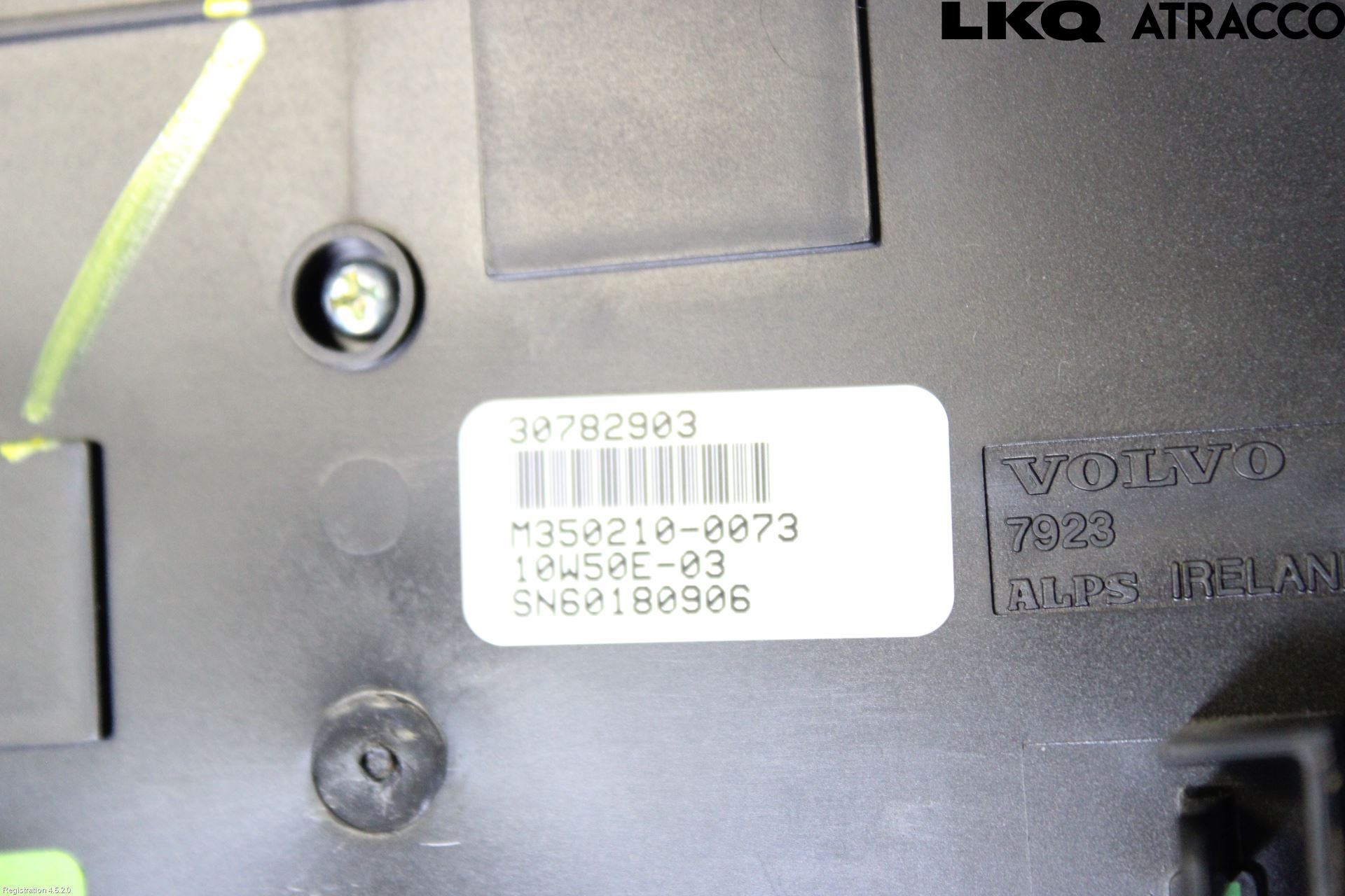 Volvo V70 08-13 Varme Ac Betjening-Display