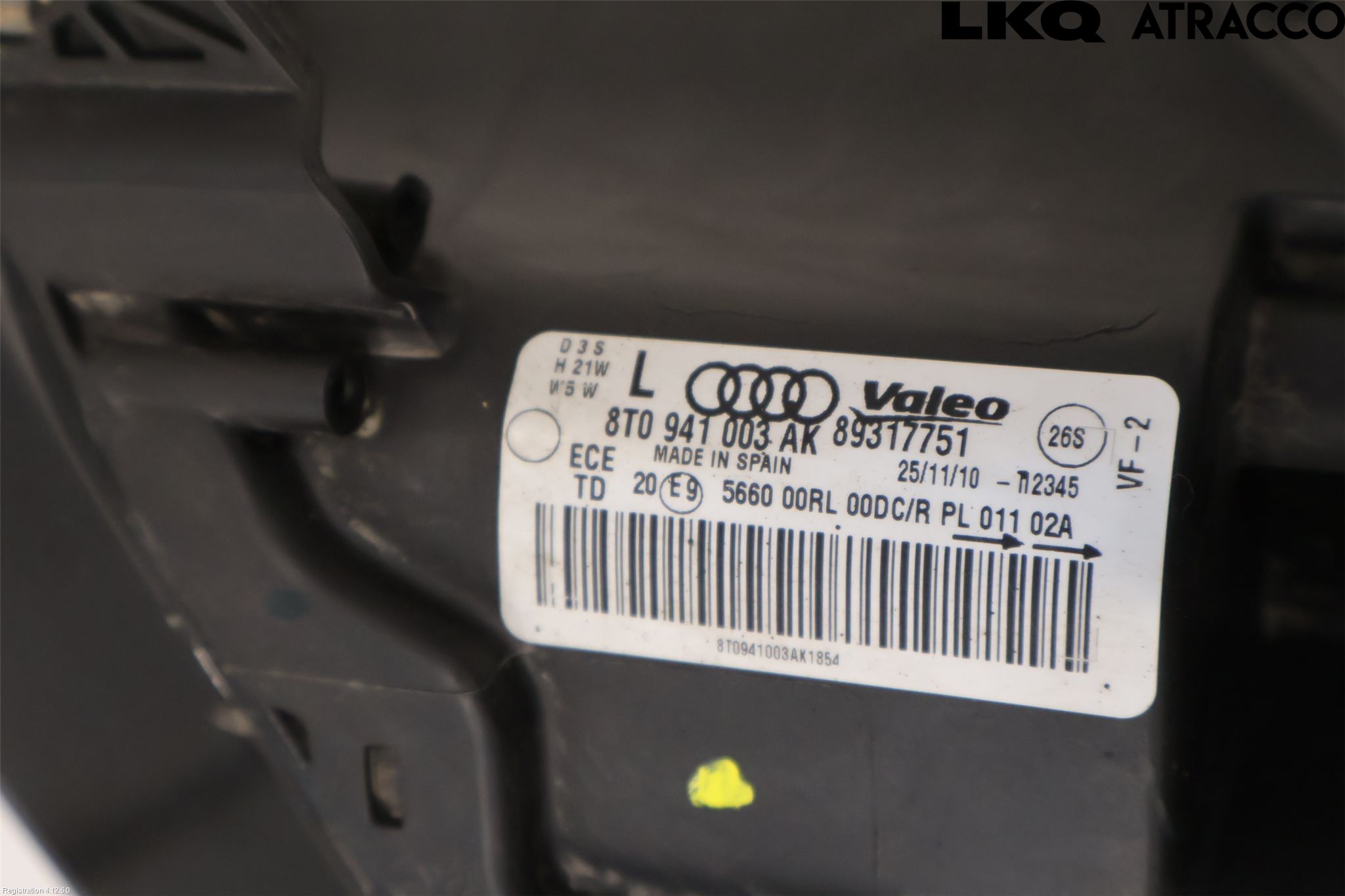 Audi A5 07-16 Frontlykt Venstre
