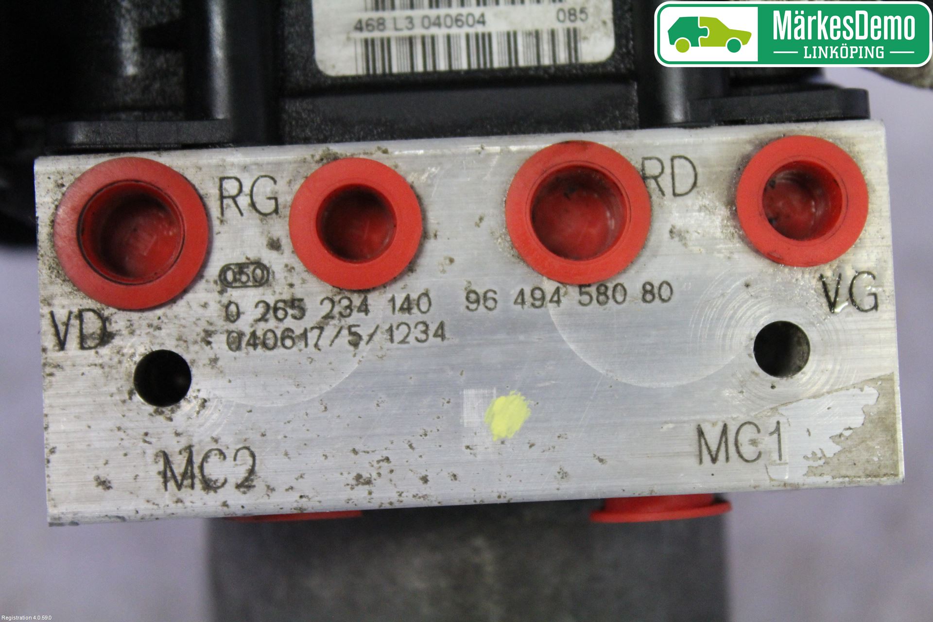 Peugeot 307     01-05 Abs Hydraulikkaggregat