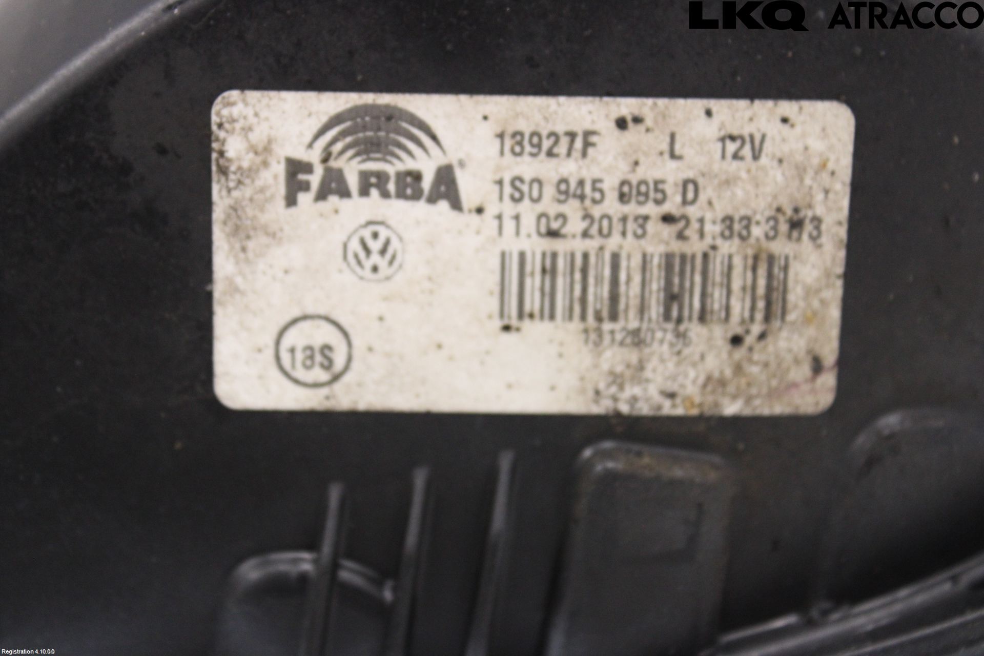 Volkswagen VW UP! / E-UP! Baklykt Venstre