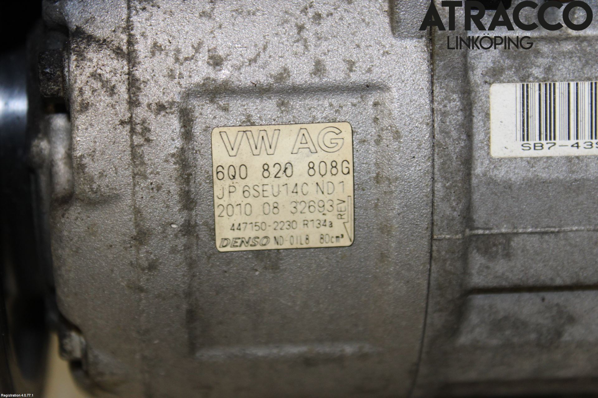 Skoda PRAKTIK Varme Ac Kompressor