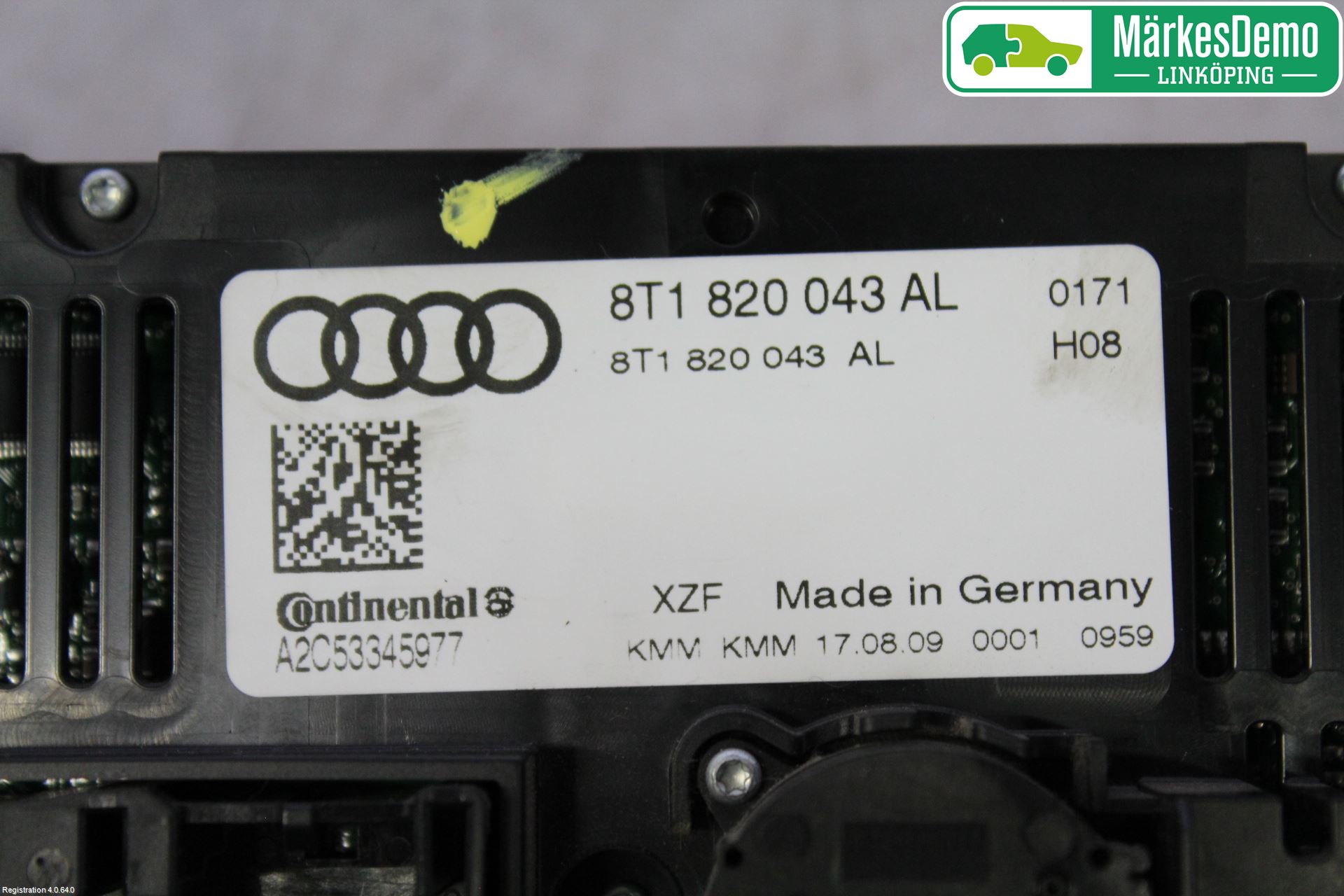 Audi A5 07-16 Varme Ac Betjening-Display
