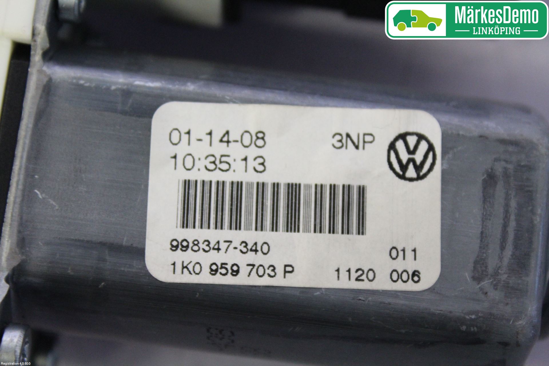 Volkswagen VW GOLF V 04-09 Vindusheismotor