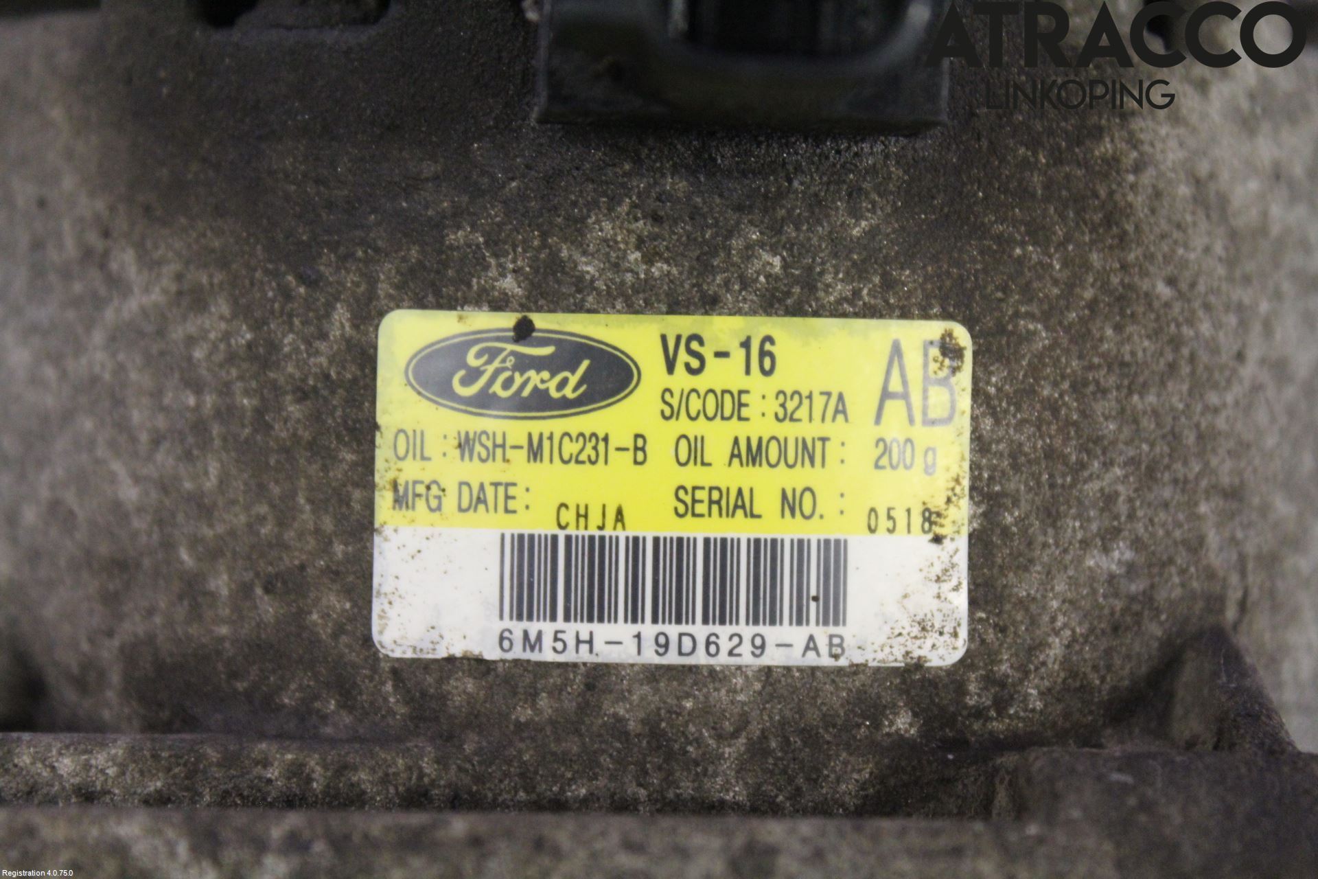 Ford FOCUS C-MAX I 07-10 Varme Ac Kompressor