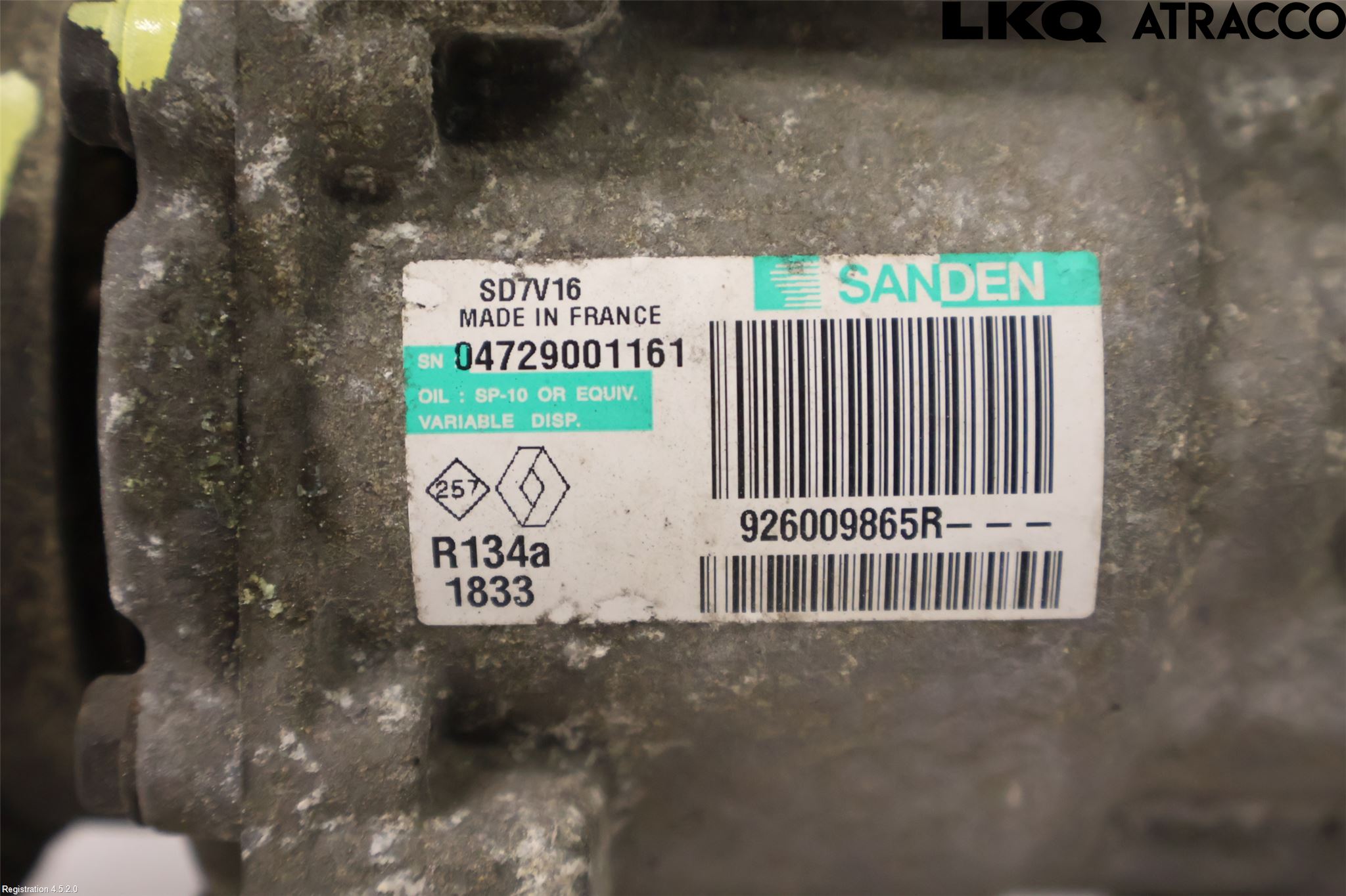 Nissan QASHQAI+2  10-14 Varme Ac Kompressor