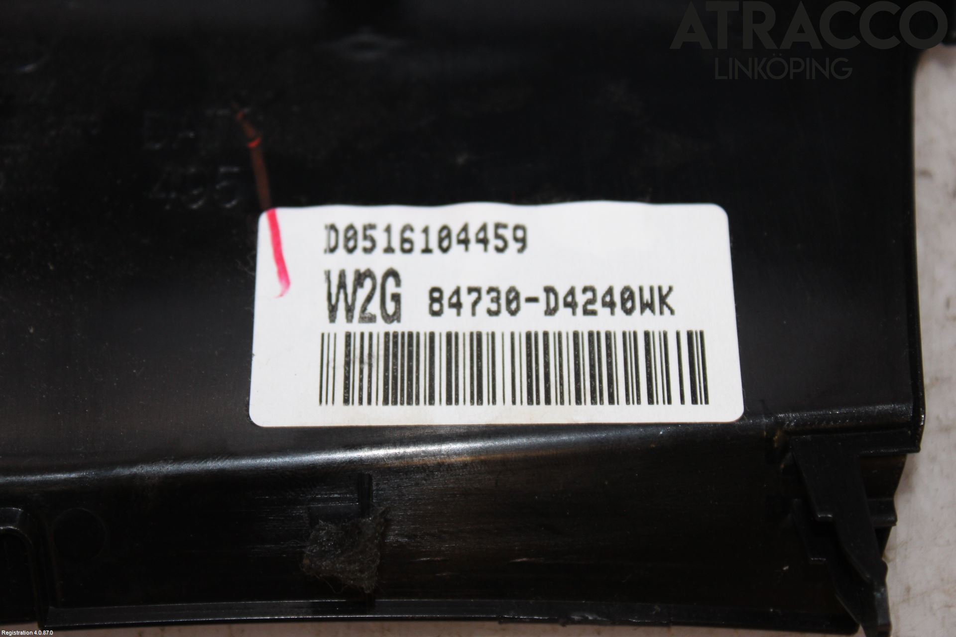 Kia OPTIMA 16-20 Innr Radio Ramme