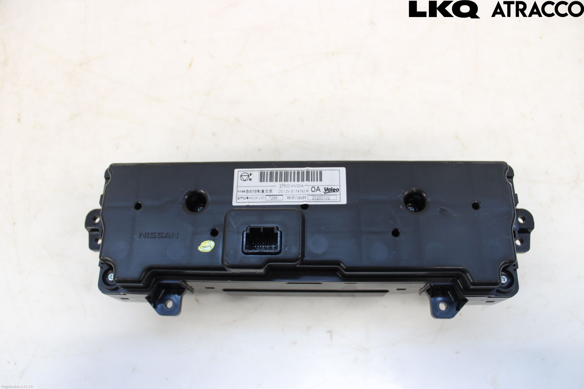 Nissan QASHQAI 17-21 Varme Ac Betjening-Display