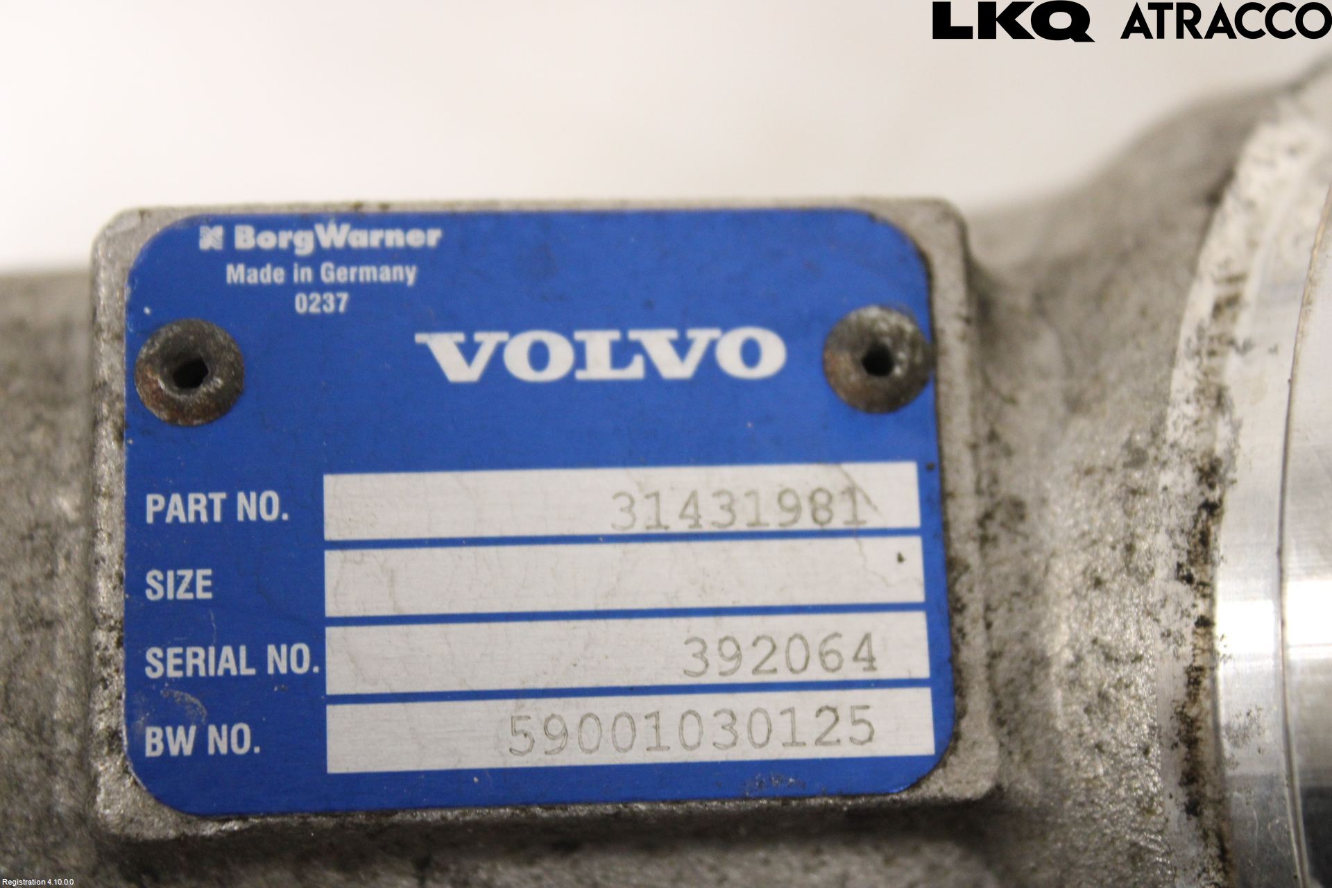 Volvo V60 19- Intercooler Rør-Slange