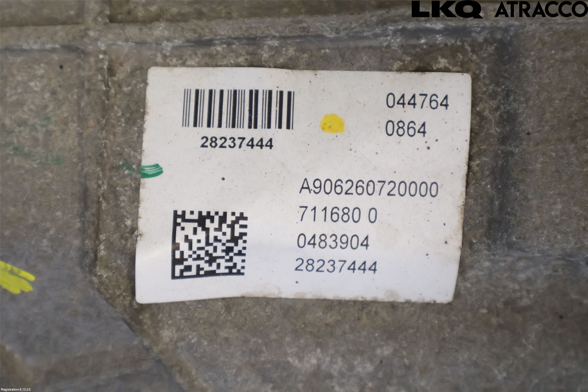 Mercedes-Benz MB VITO/VIANO (W639) 04-14 Gearkasse 6 Trinn