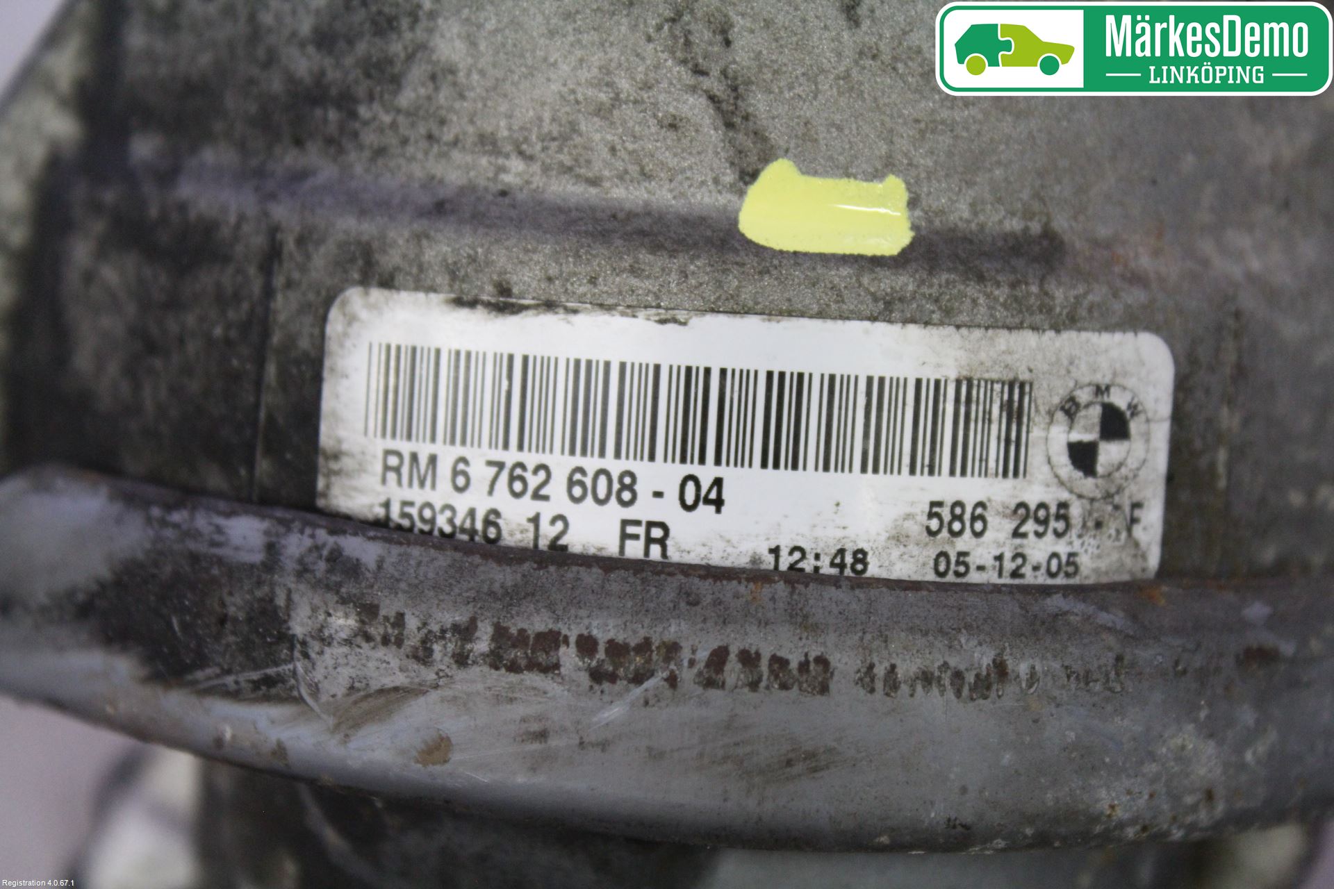 BMW 6 E63/64    02-10 Motor Feste Stål-Alu