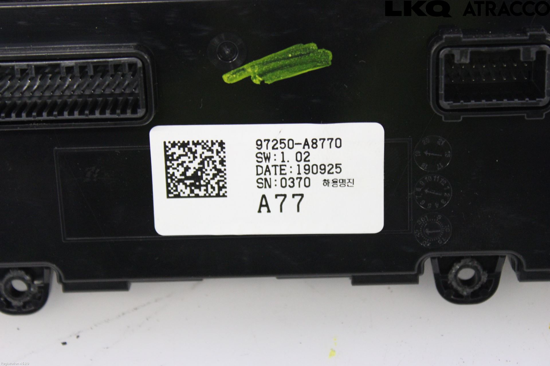 Kia OPTIMA 16-20 Varme Ac Betjening-Display