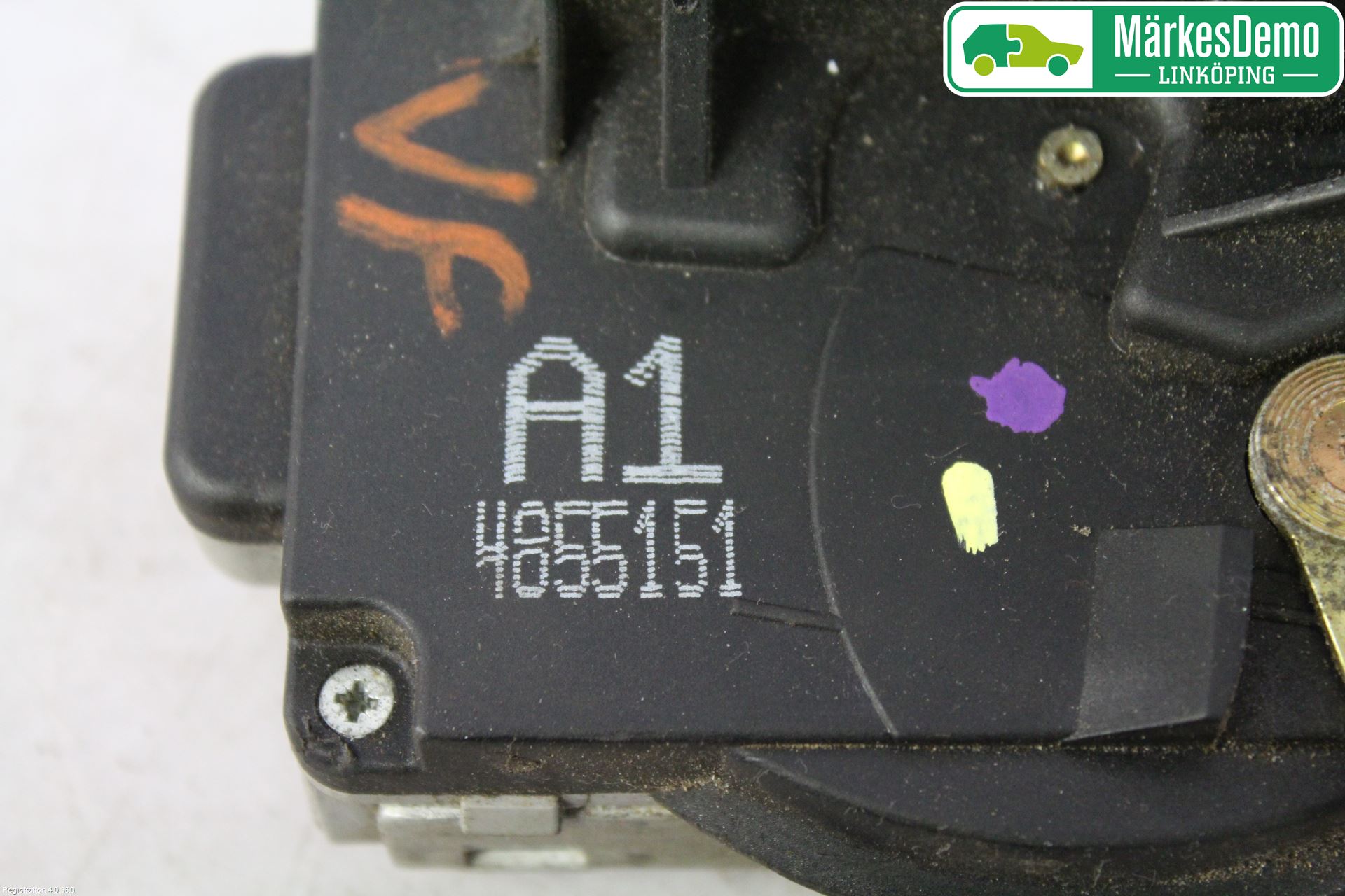 Saab 9-5 -05 Dørlås - Låsekasse