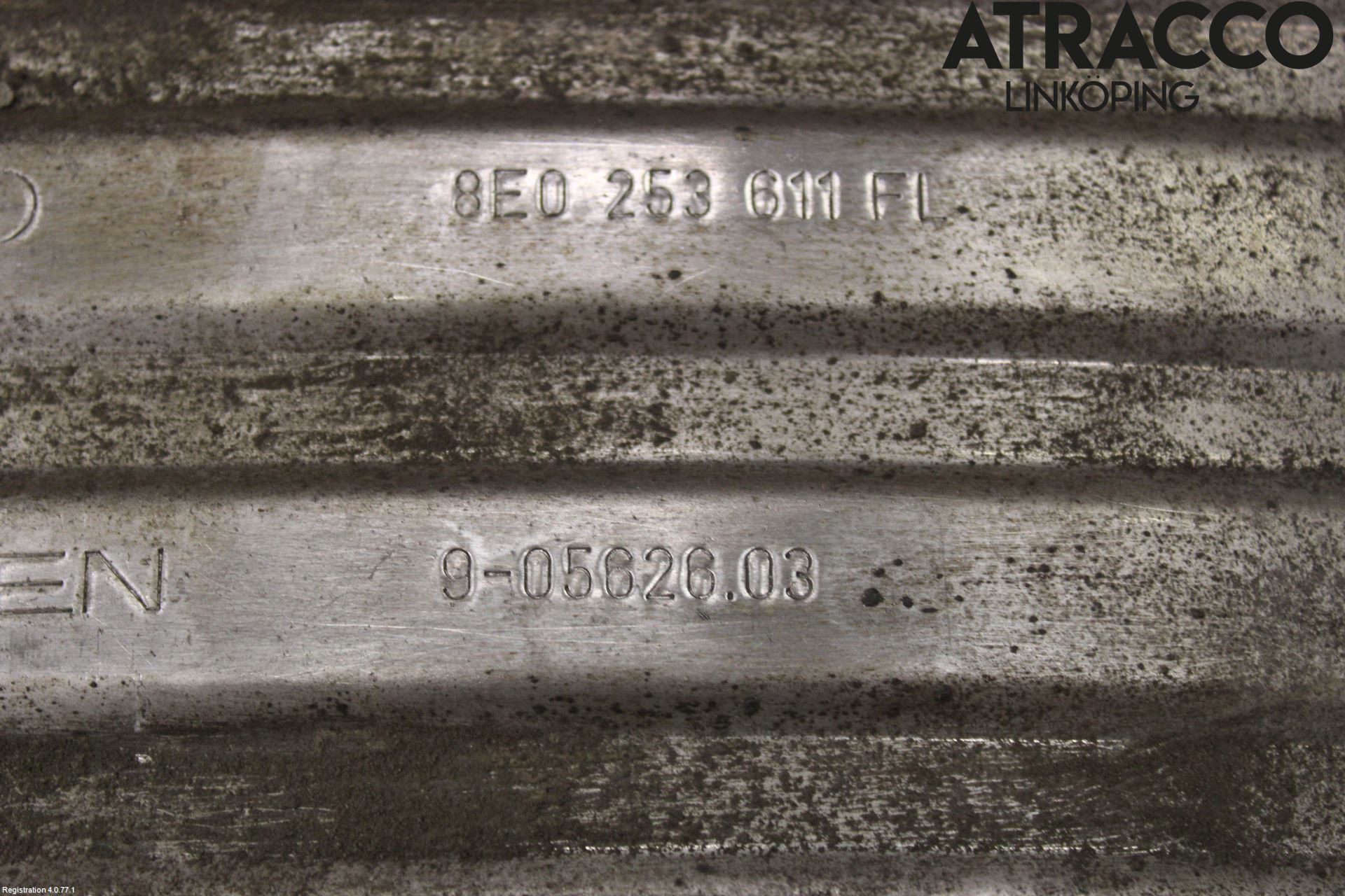 Audi A4/S4 05-07 Eksos Bakre Potte