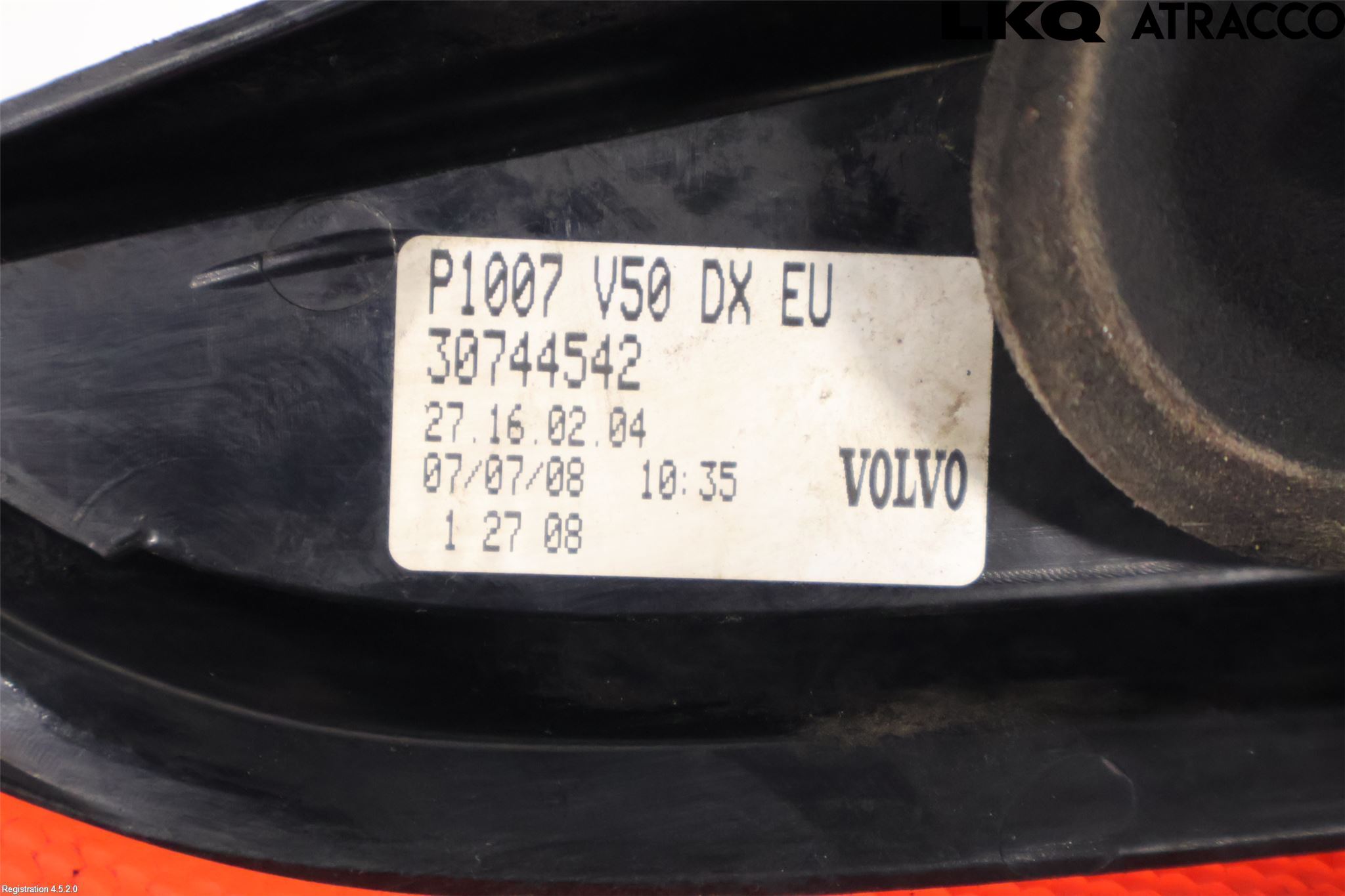 Volvo V50 08-12 Baklykt Høyre