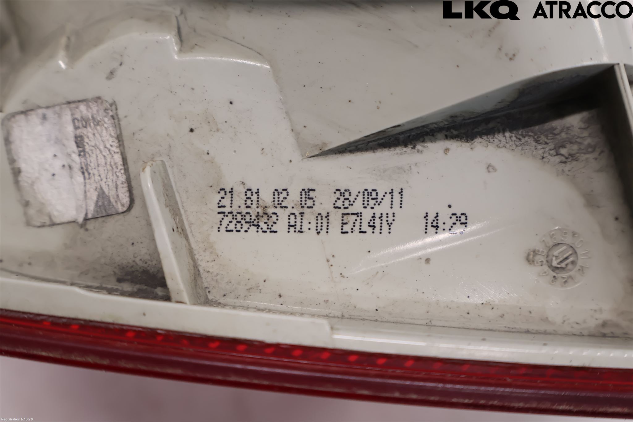 BMW 3 E90/91 SED/TOU 05-12 Baklykt Høyre