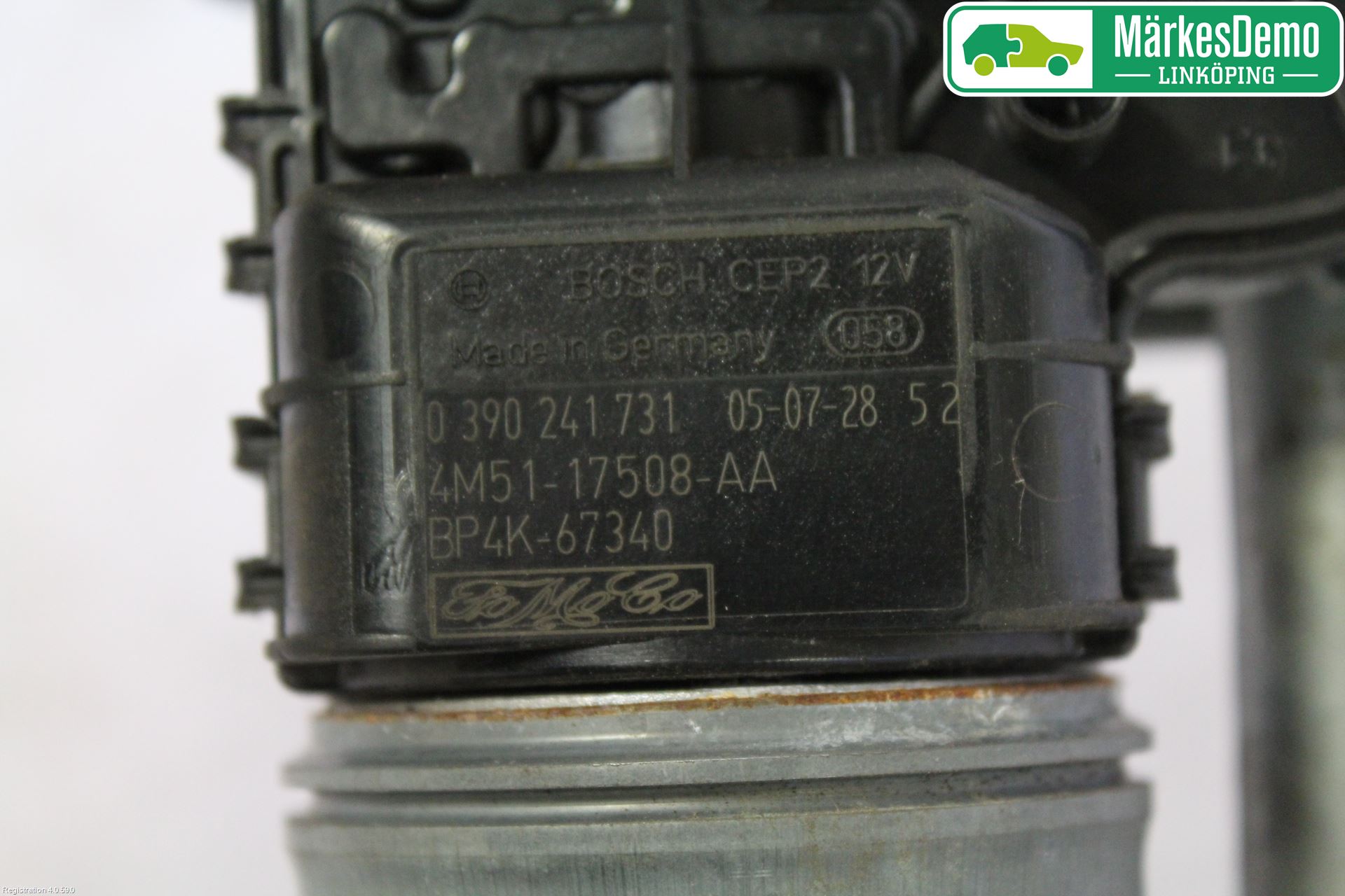 Mazda 3 I 03-06 Viskeroverføring Frontrute