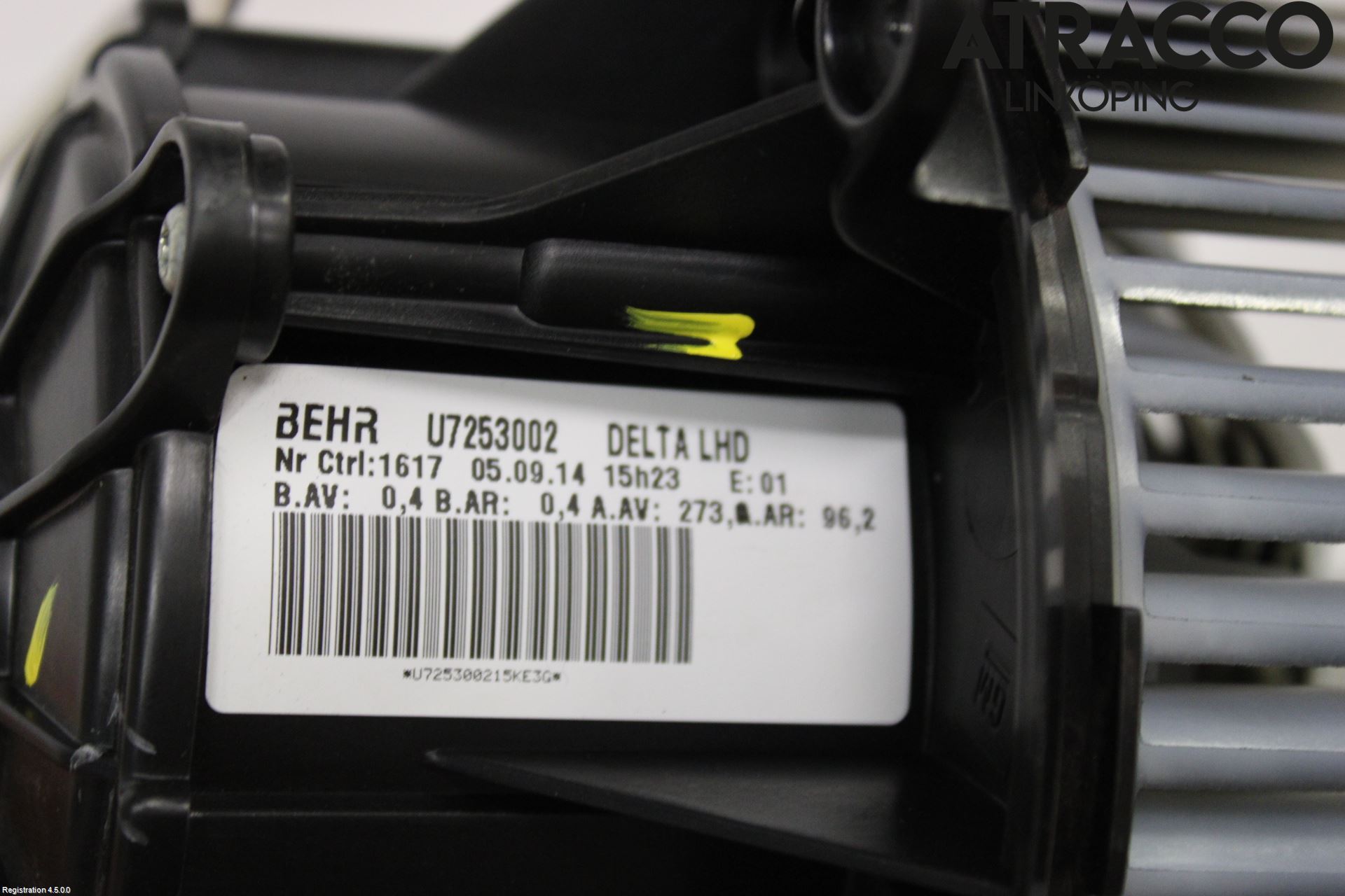Opel ASTRA J 10-15 Varmeapparat Viftemotor
