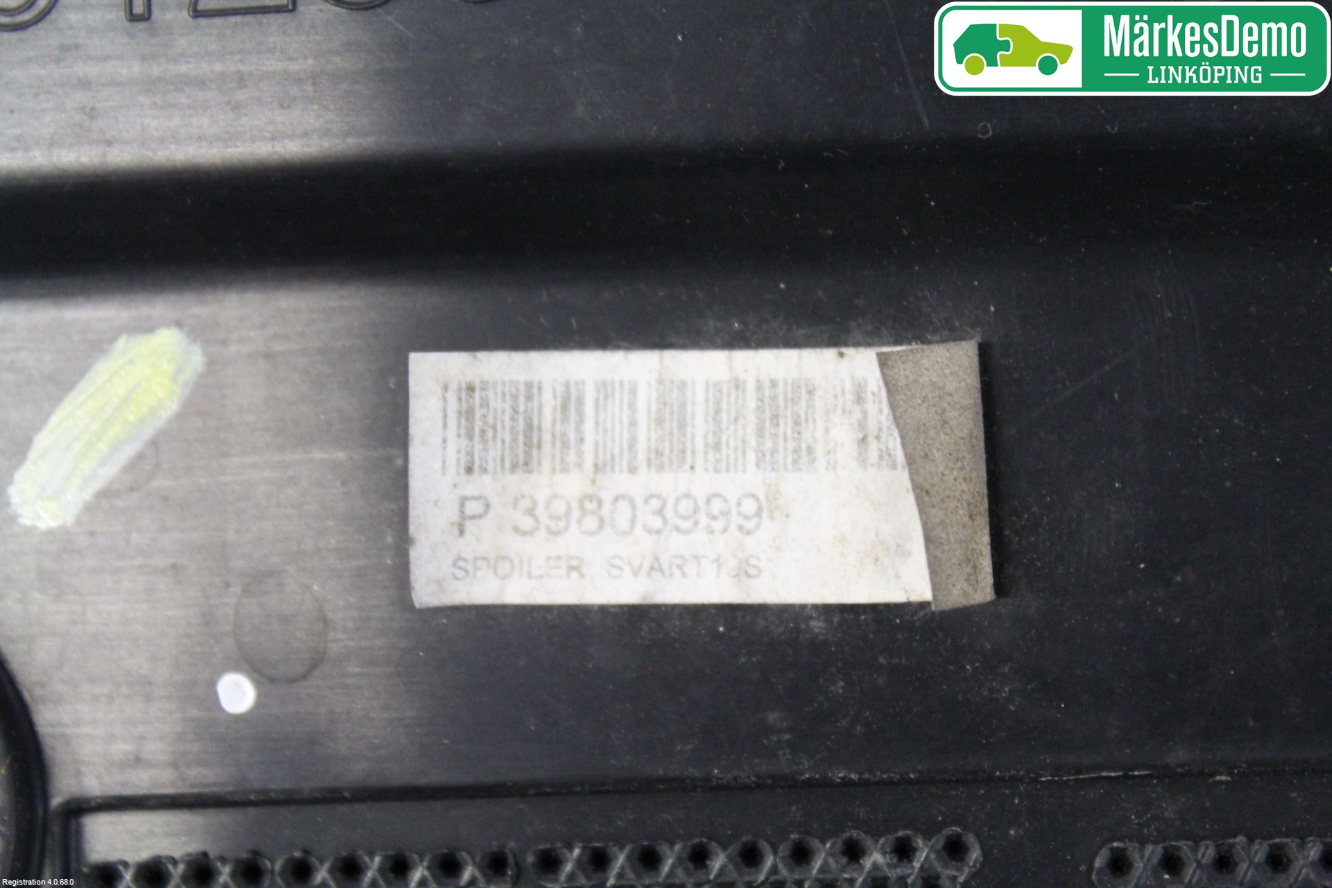 Volvo V60 11-13 Spoiler Bakluke