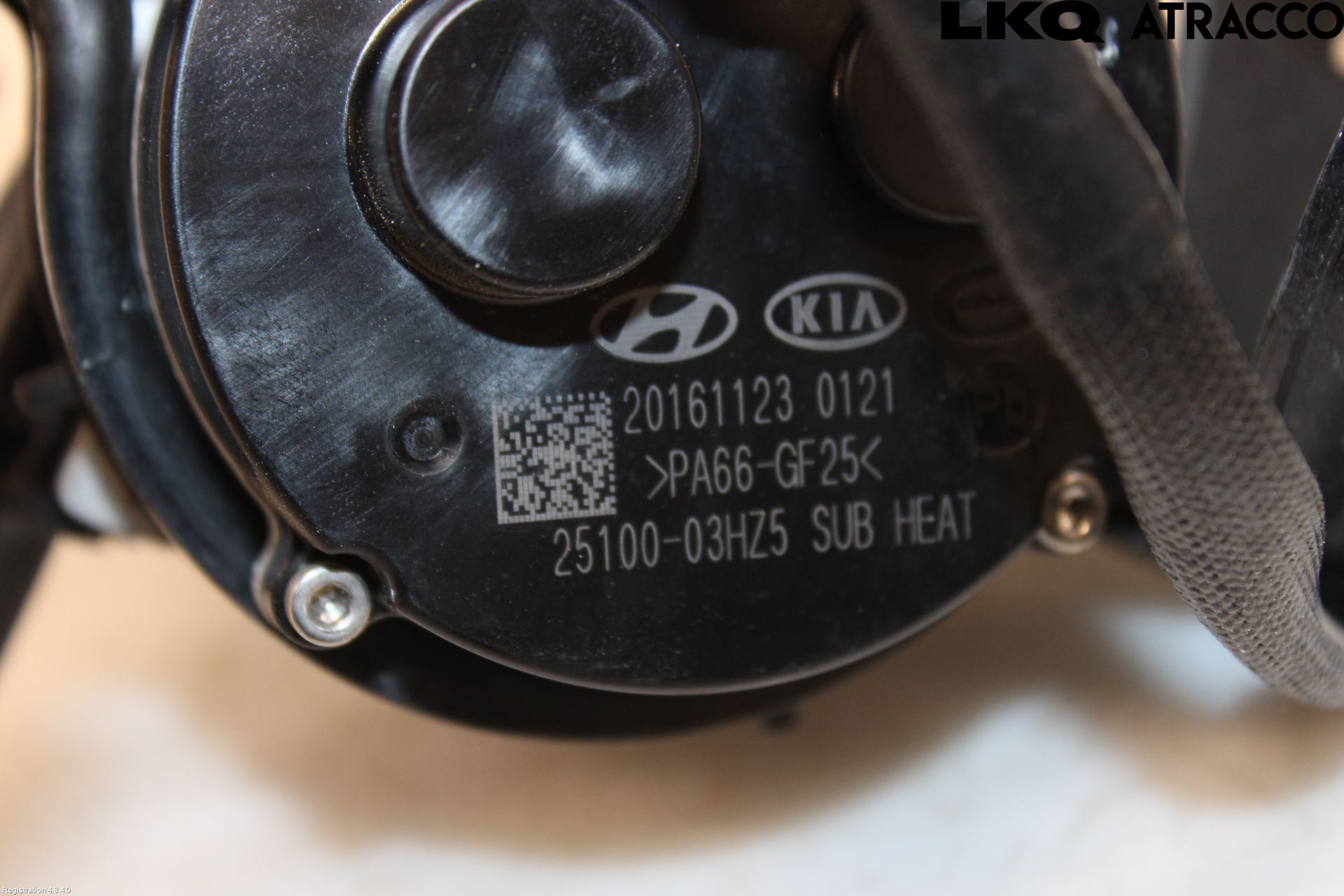 Kia NIRO (DE) 17-22 Varme Sirkulasjonspumpe