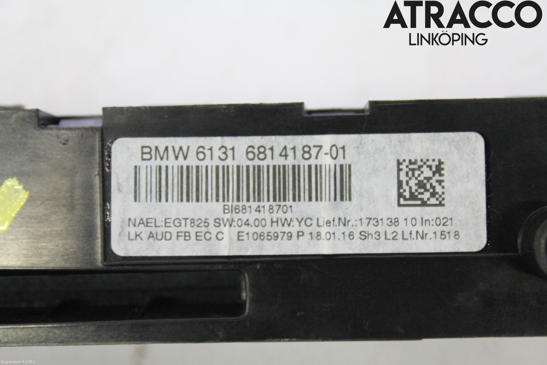BMW 3 F30/F31/F80 12-19 Stereo Radio Med Cd