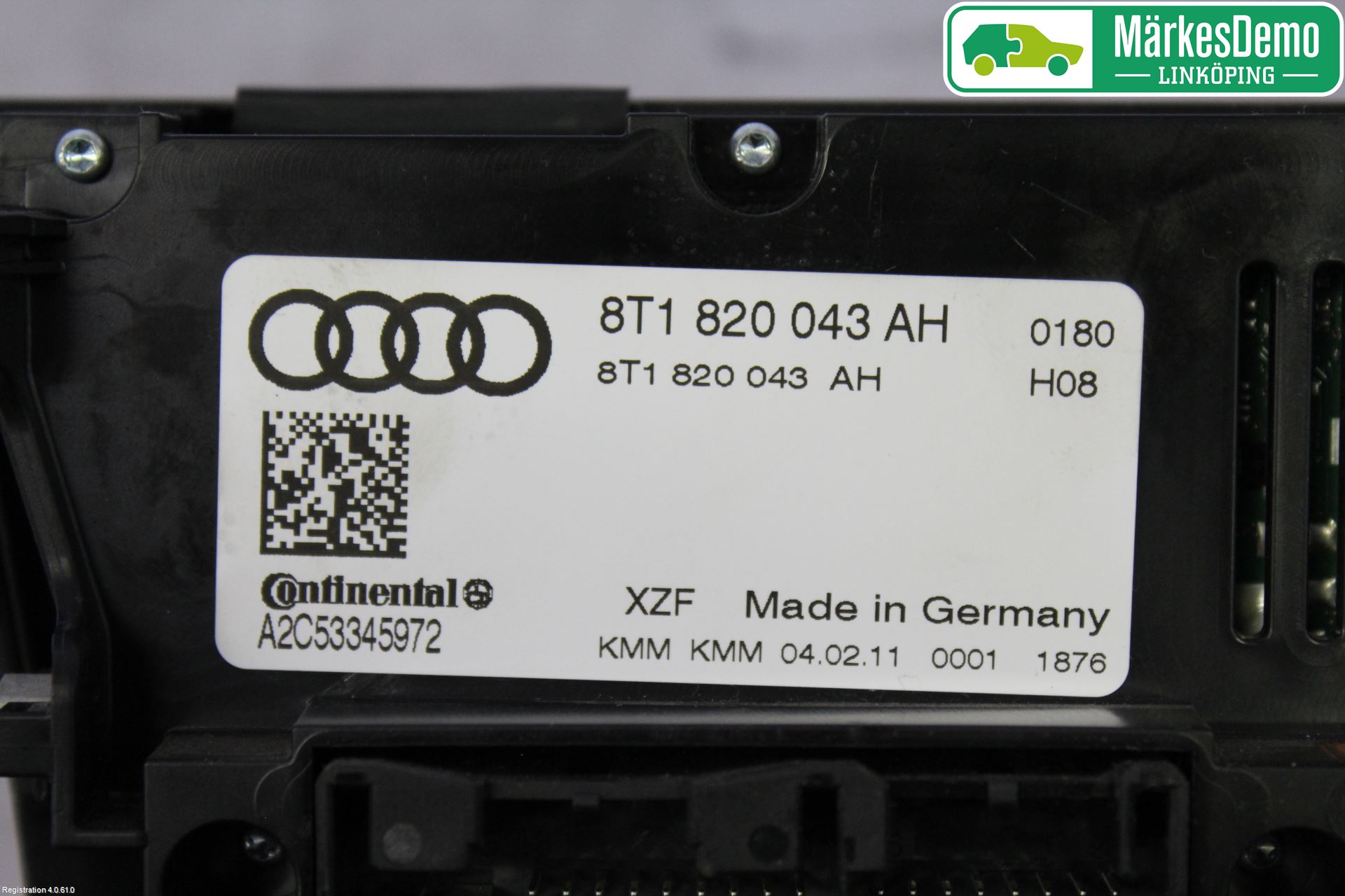 Audi A4/S4 08-11 Varme Ac Betjening-Display