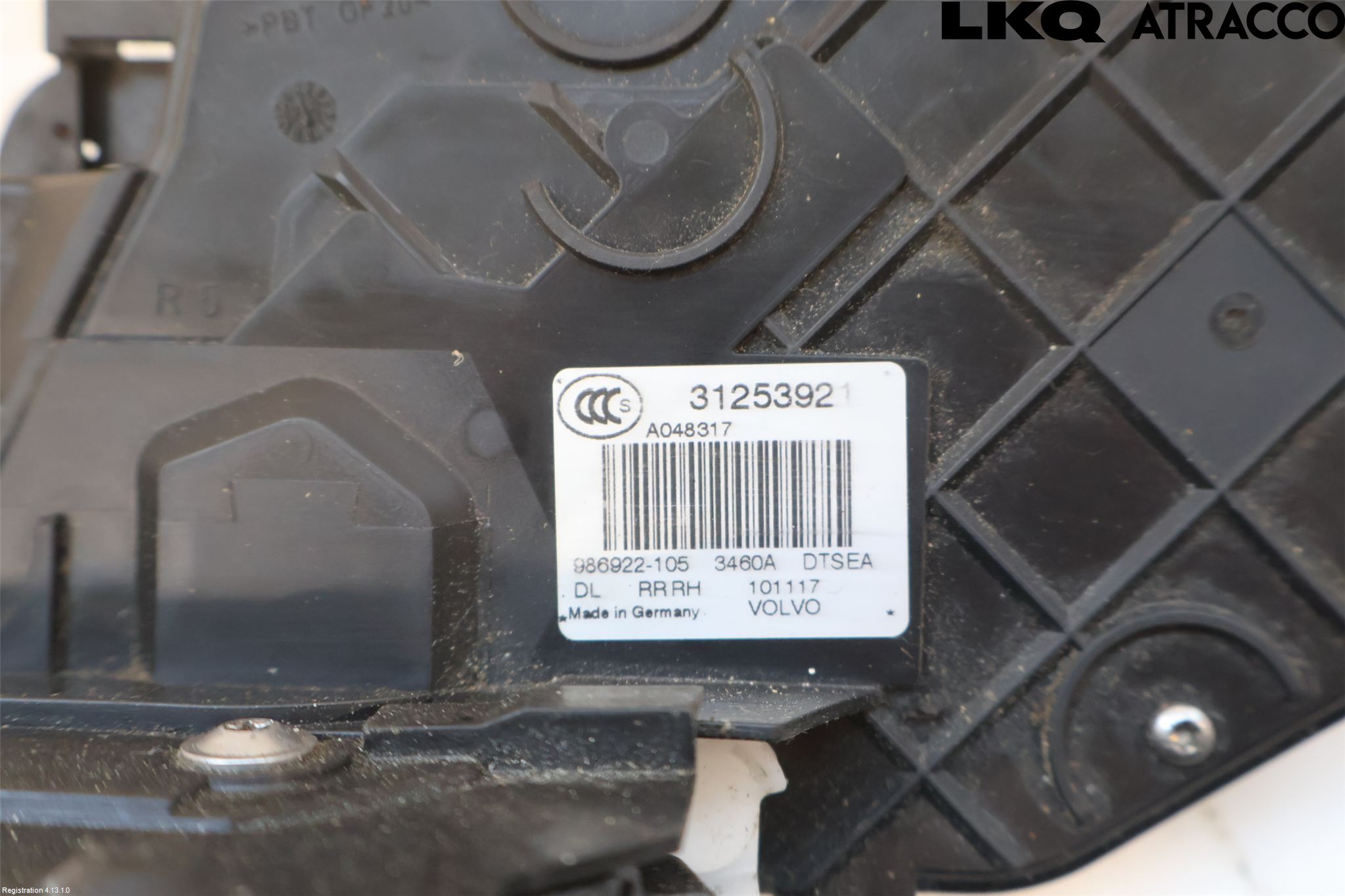 Volvo V70 08-13 Dørlås - Låsekasse